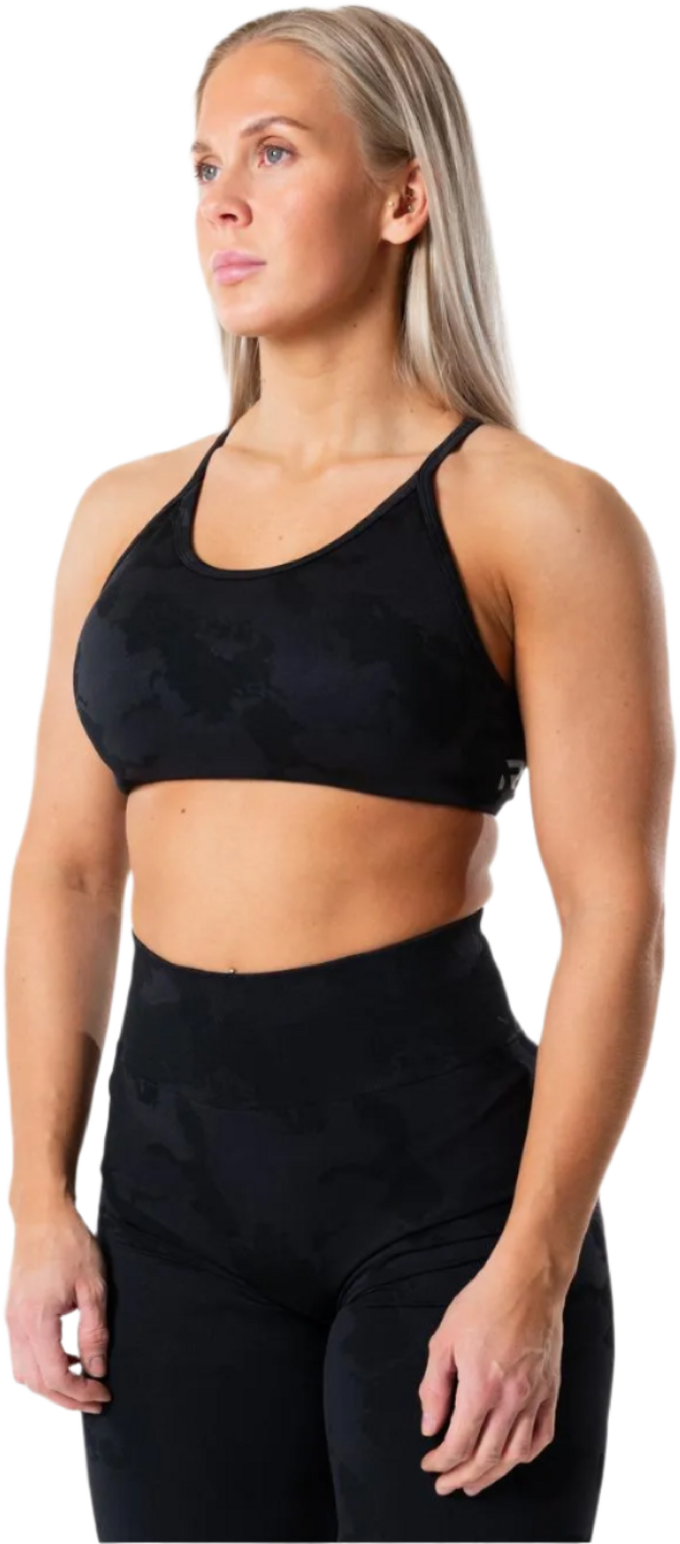 RELODE, Prime Seamless Camo Top  - Svart