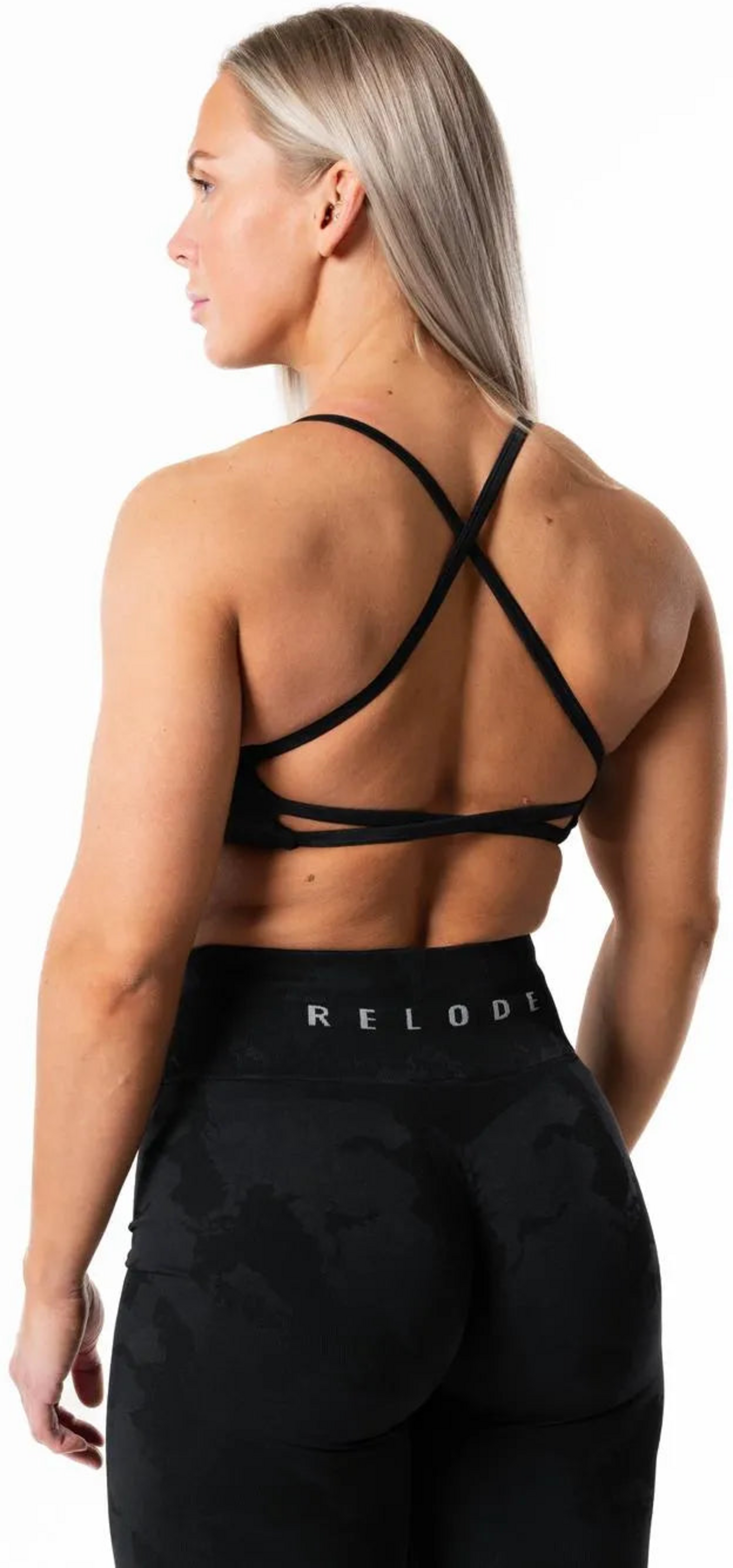 RELODE, Prime Seamless Camo Top  - Svart