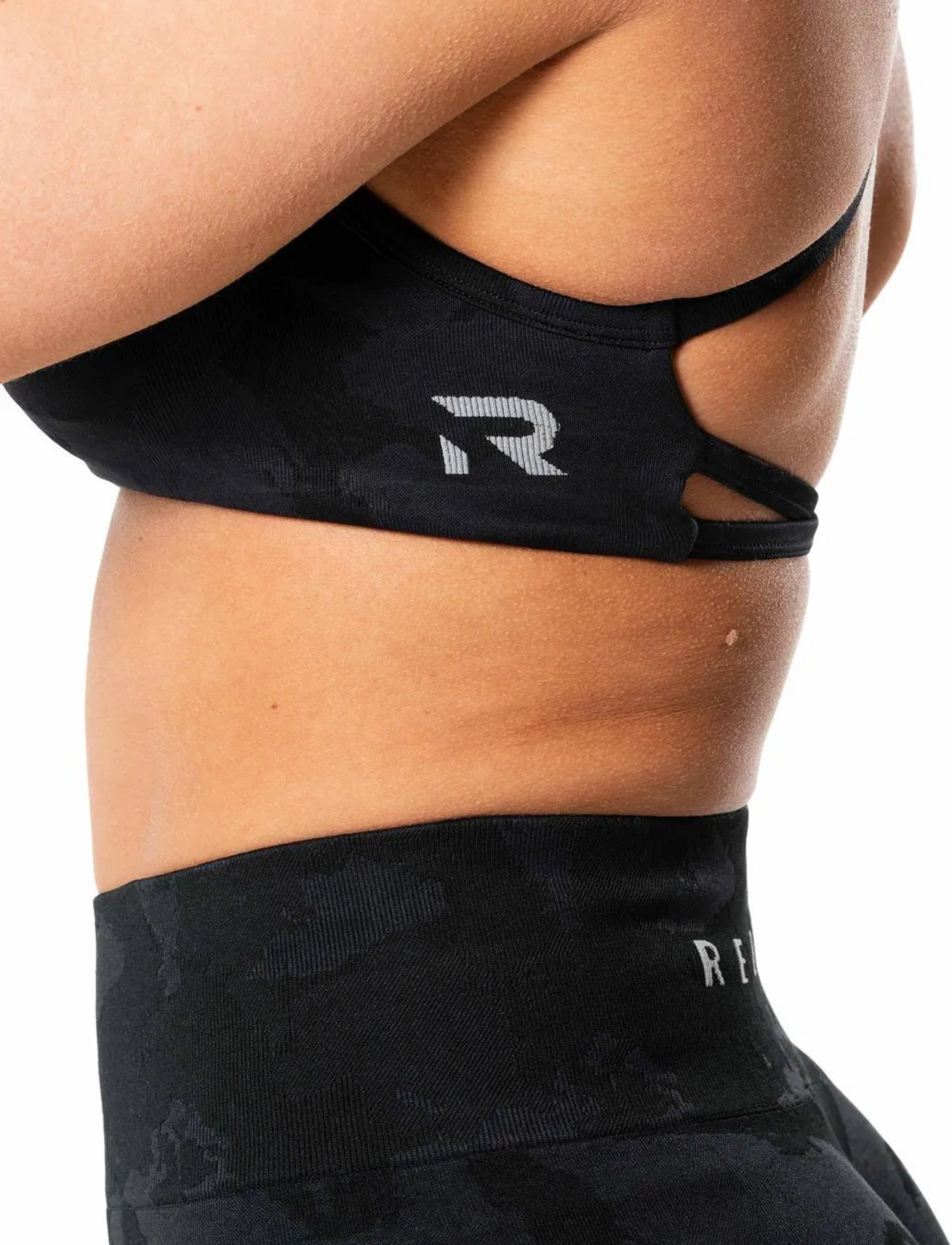 RELODE, Prime Seamless Camo Top  - Svart