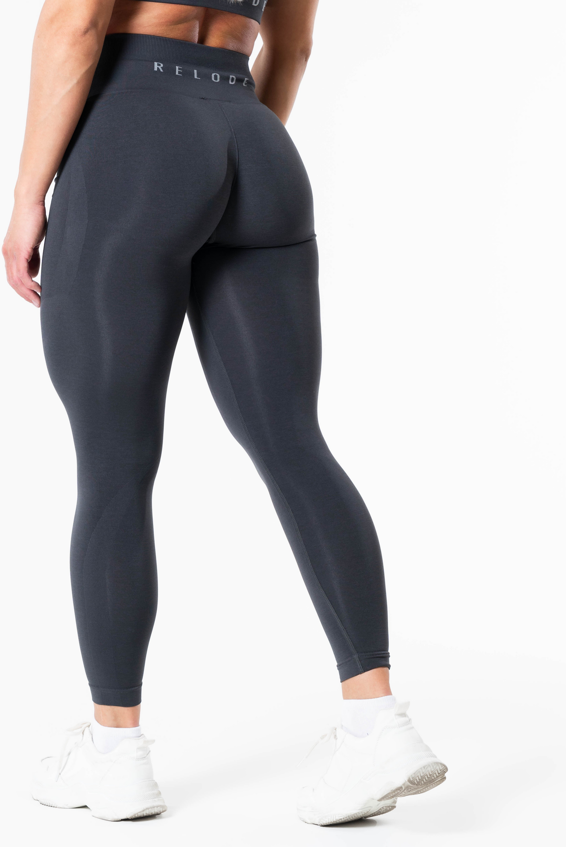 RELODE, Prime Seamless Tights - Mörkgrå