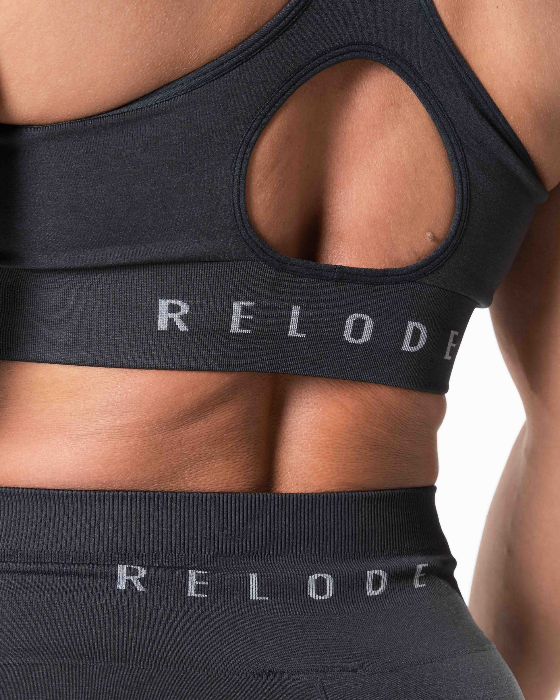 RELODE, Prime Seamless Tights - Mörkgrå