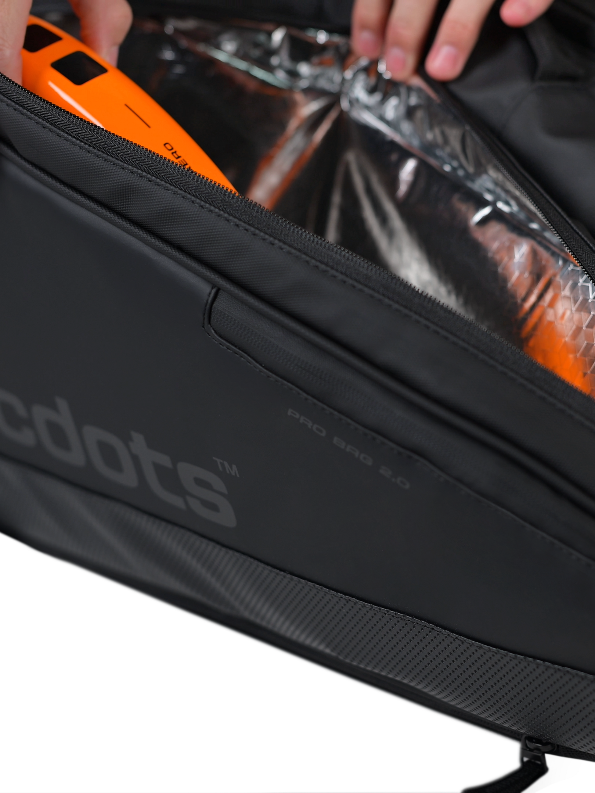 NORDICDOTS, Pro Padel Bag 2.0 Stealth Black