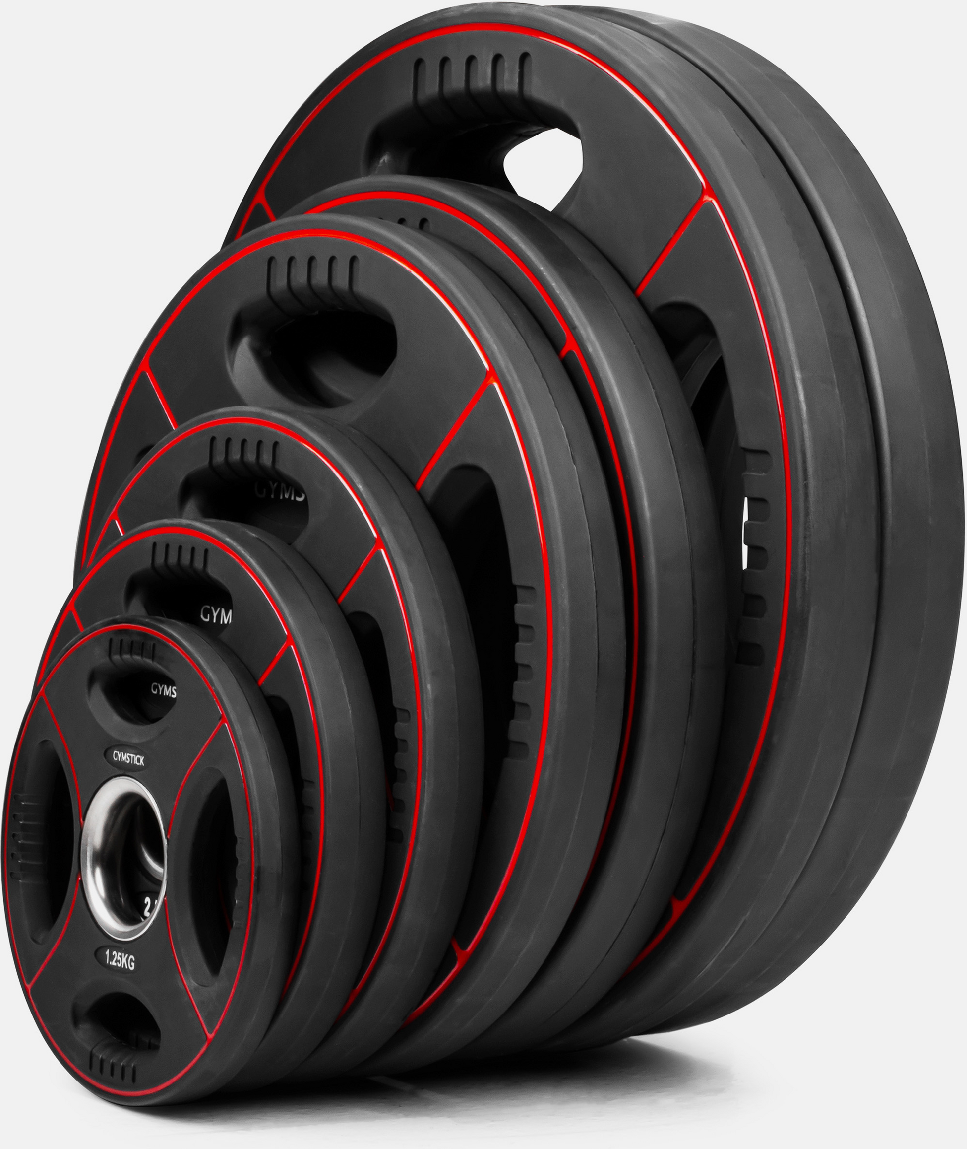 GYMSTICK, Pro Pu Weight Plate 25kg / Single