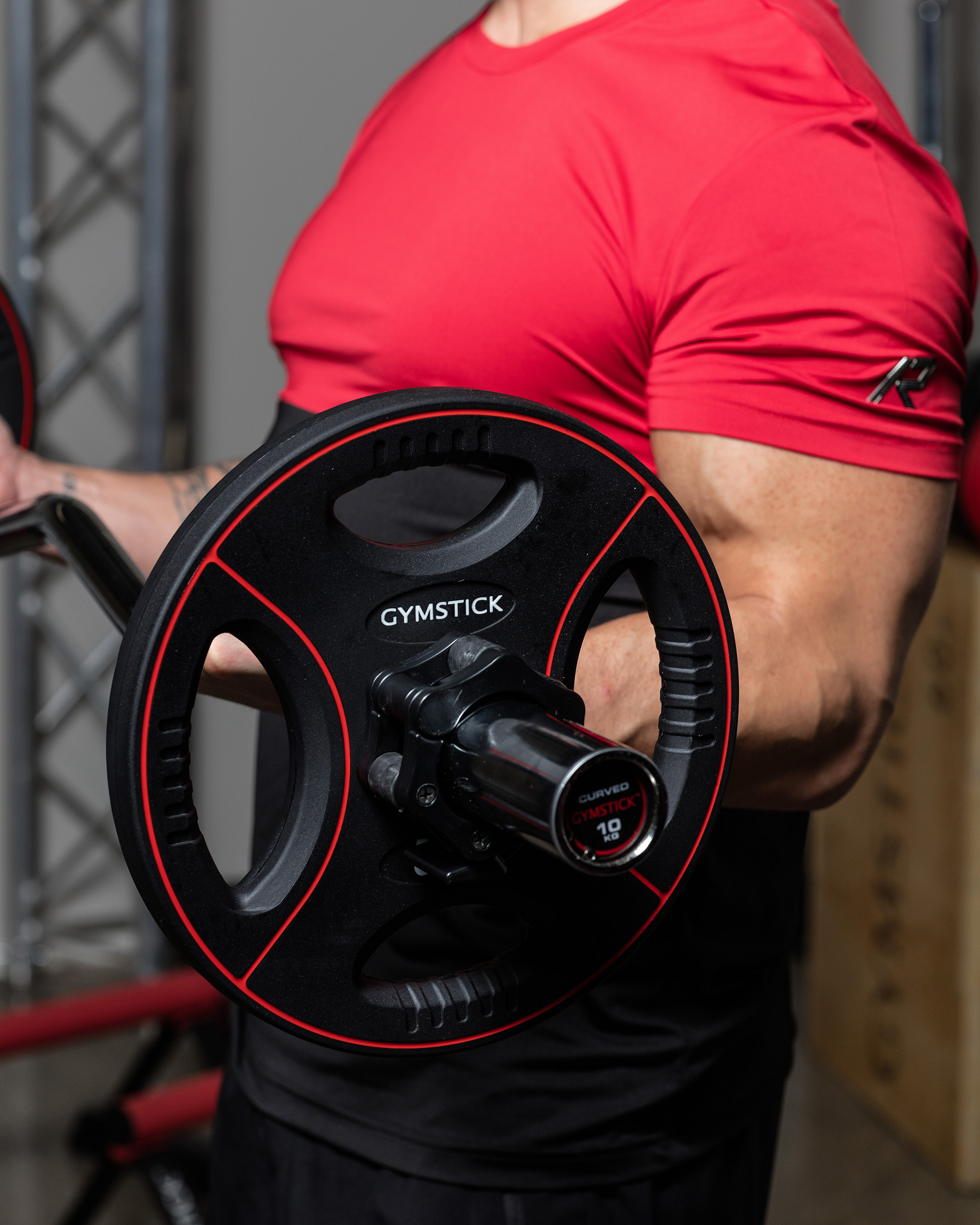 GYMSTICK, Pro Pu Weight Plate 25kg / Single