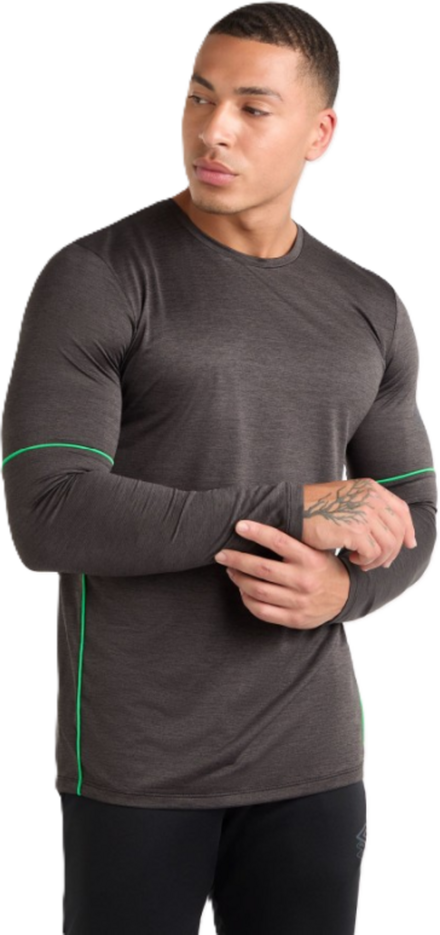 UMBRO, Pro Training Ls Marl Poly Tee