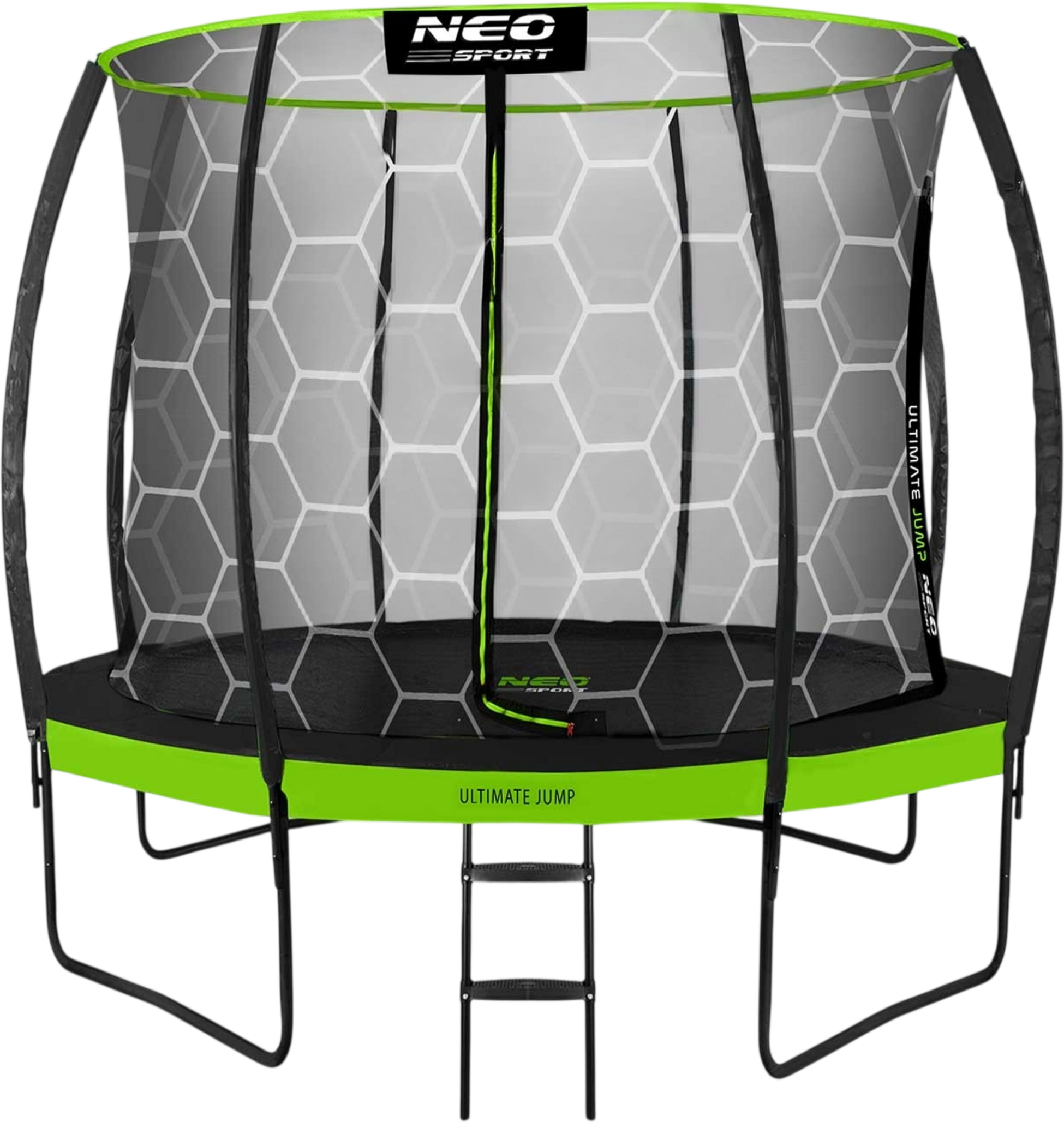 B2X, Profile Trampoline For The Garden 8ft/252cm With Internal Protective Net Neo-sport