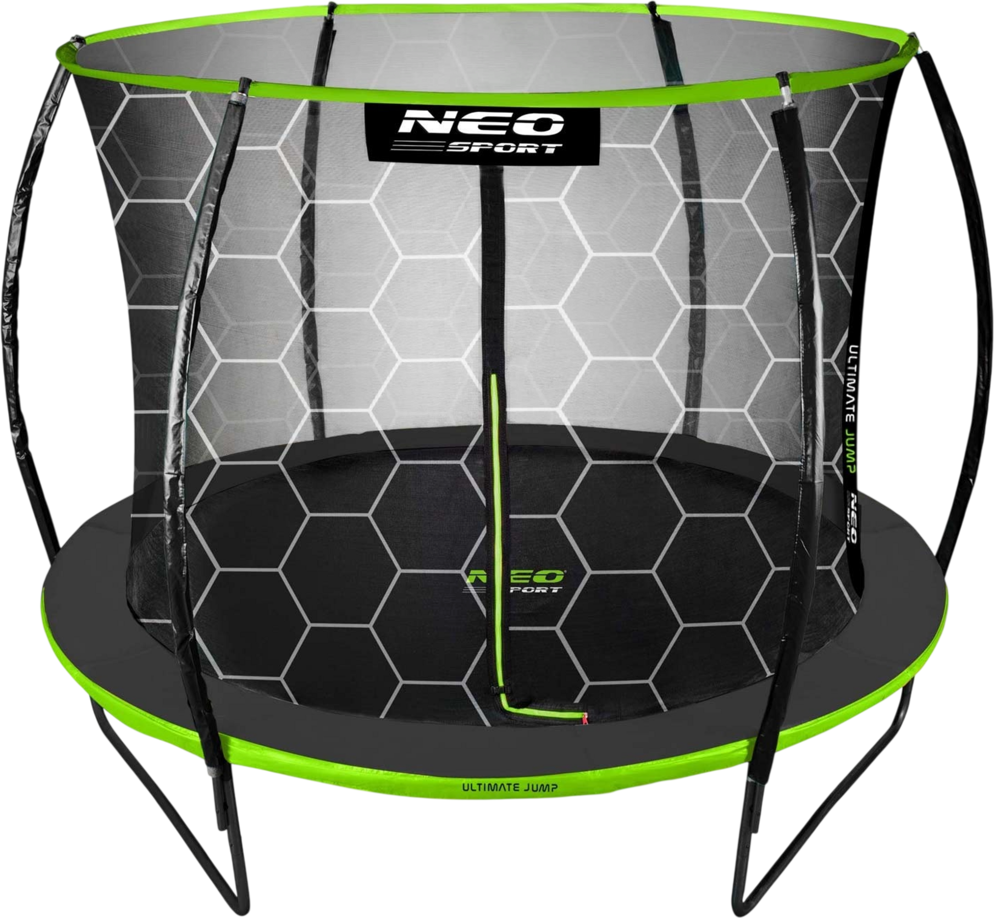 B2X, Profile Trampoline For The Garden 8ft/252cm With Internal Protective Net Neo-sport