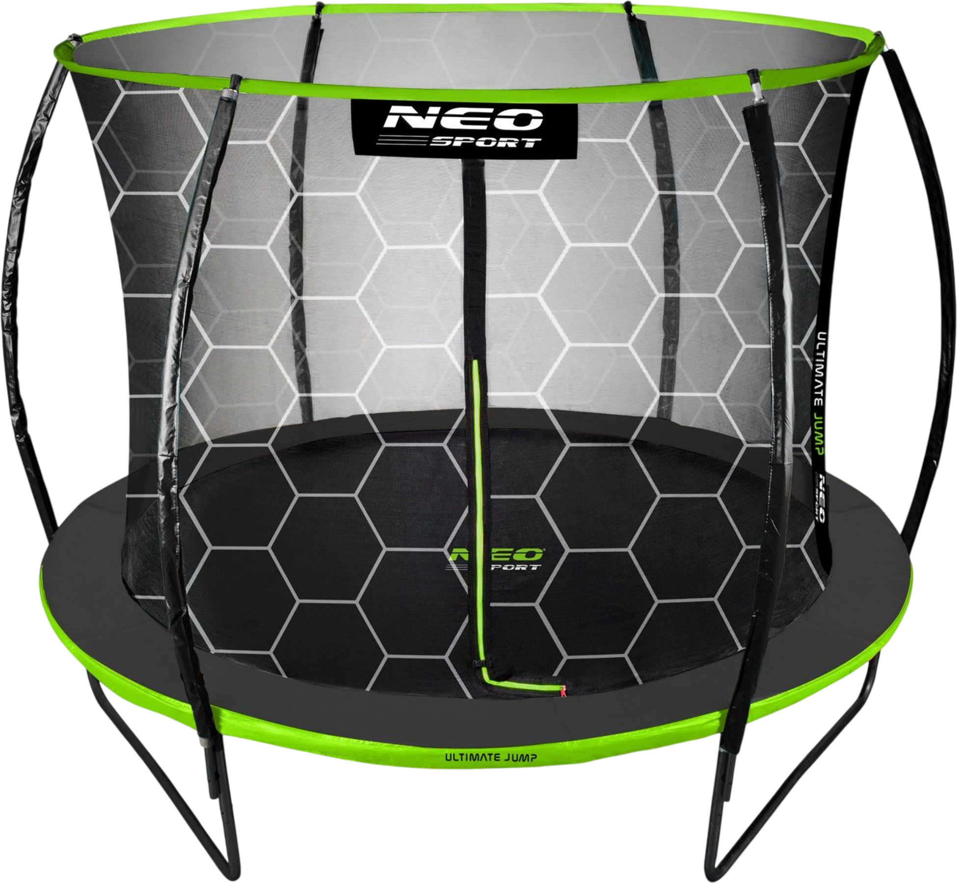 B2X, Profiled Trampoline For The Garden 10ft/312cm With Inner Protective Net Neo-sport