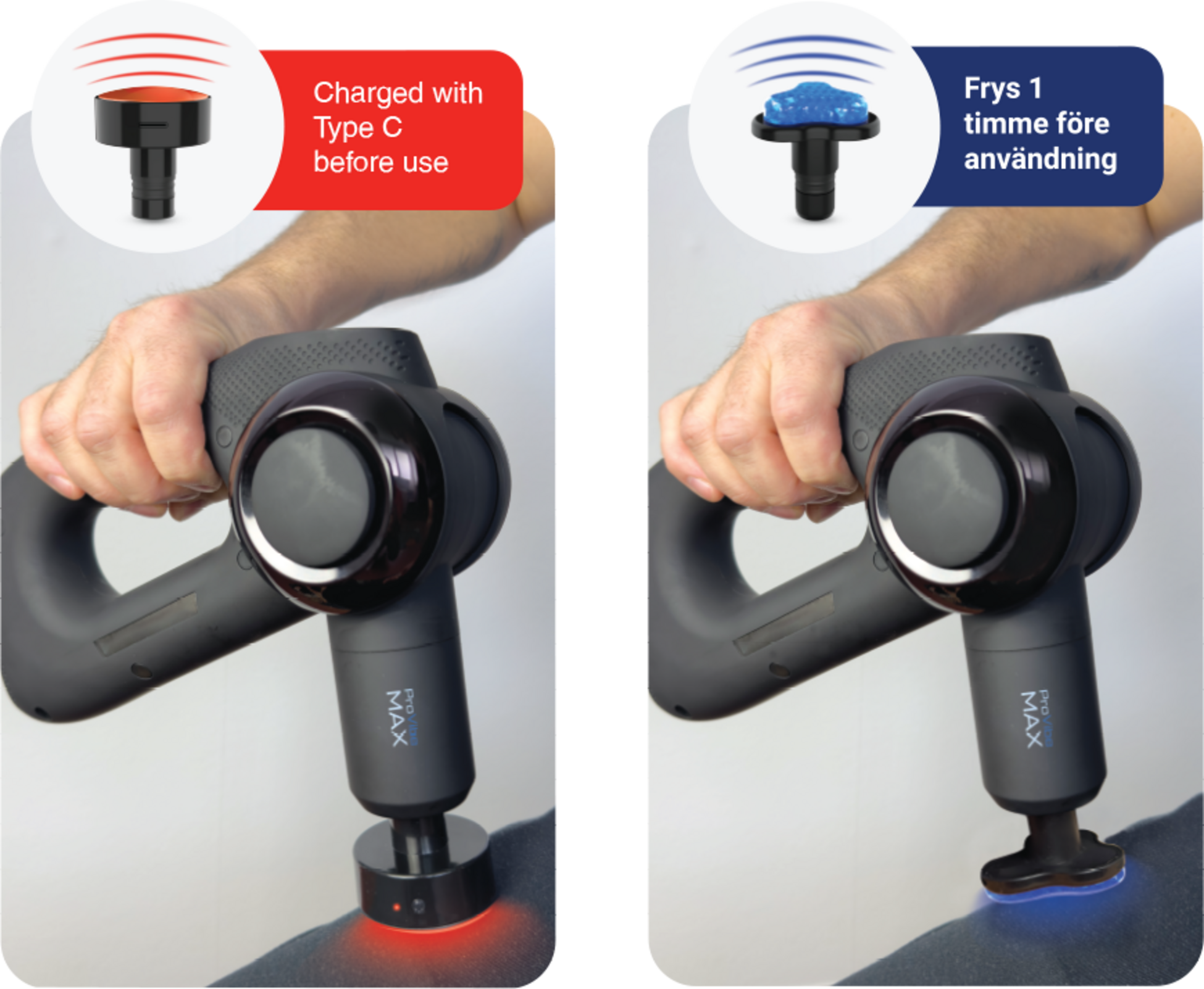 POWERPAL, Provibe MAX - Massagepistol