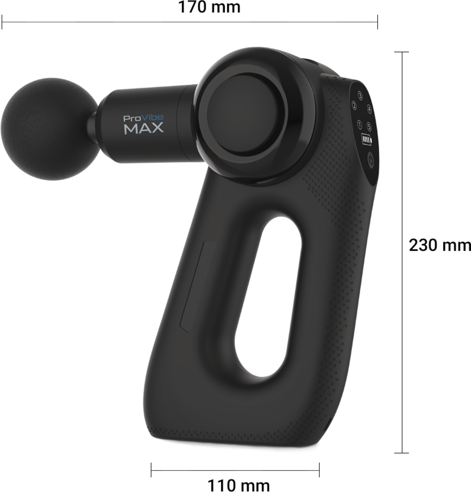 POWERPAL, Provibe MAX - Massagepistol