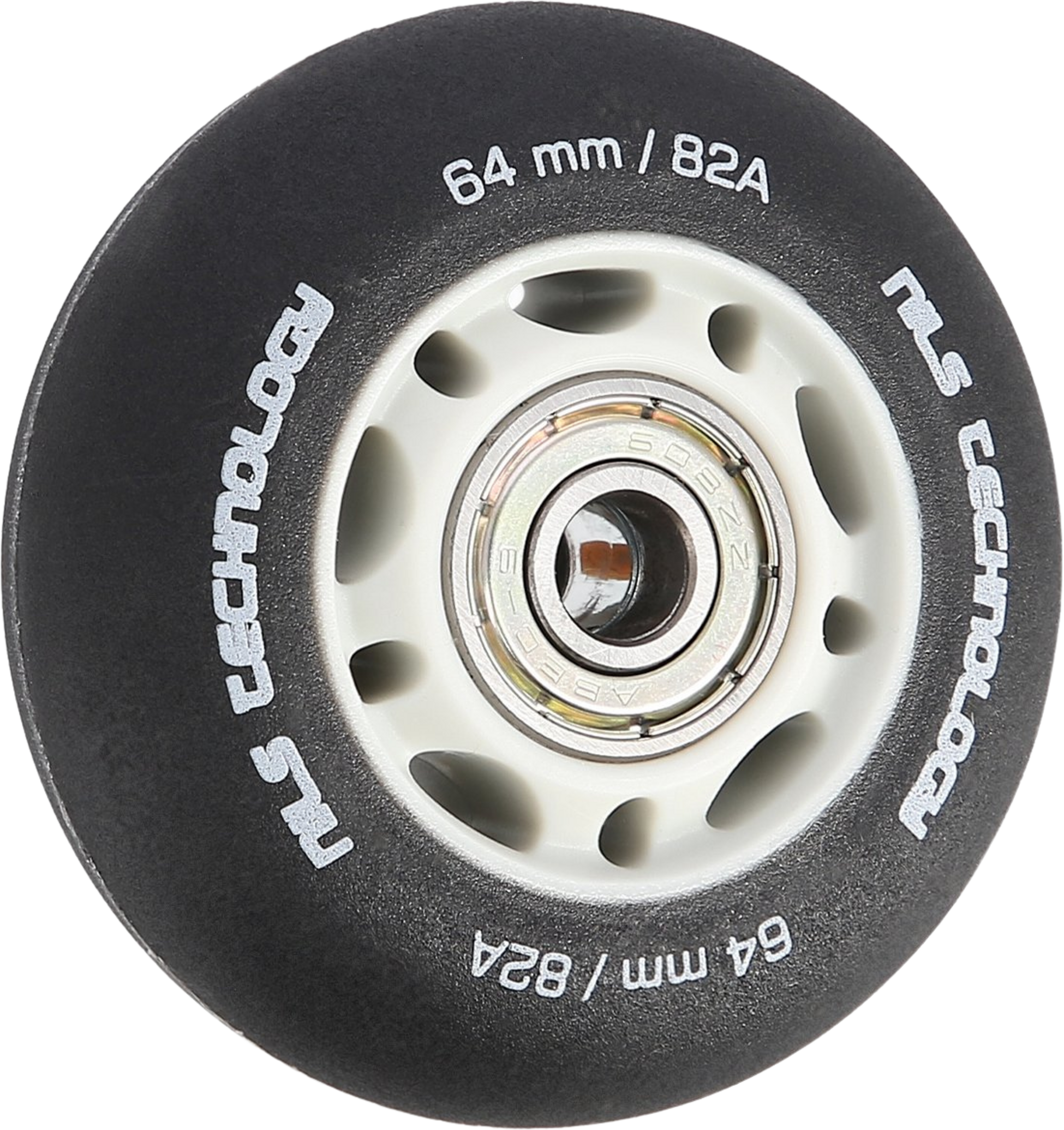 NORTHIX, Pu 64x24 82a Black Wheels  Abec-9 Bearings Set