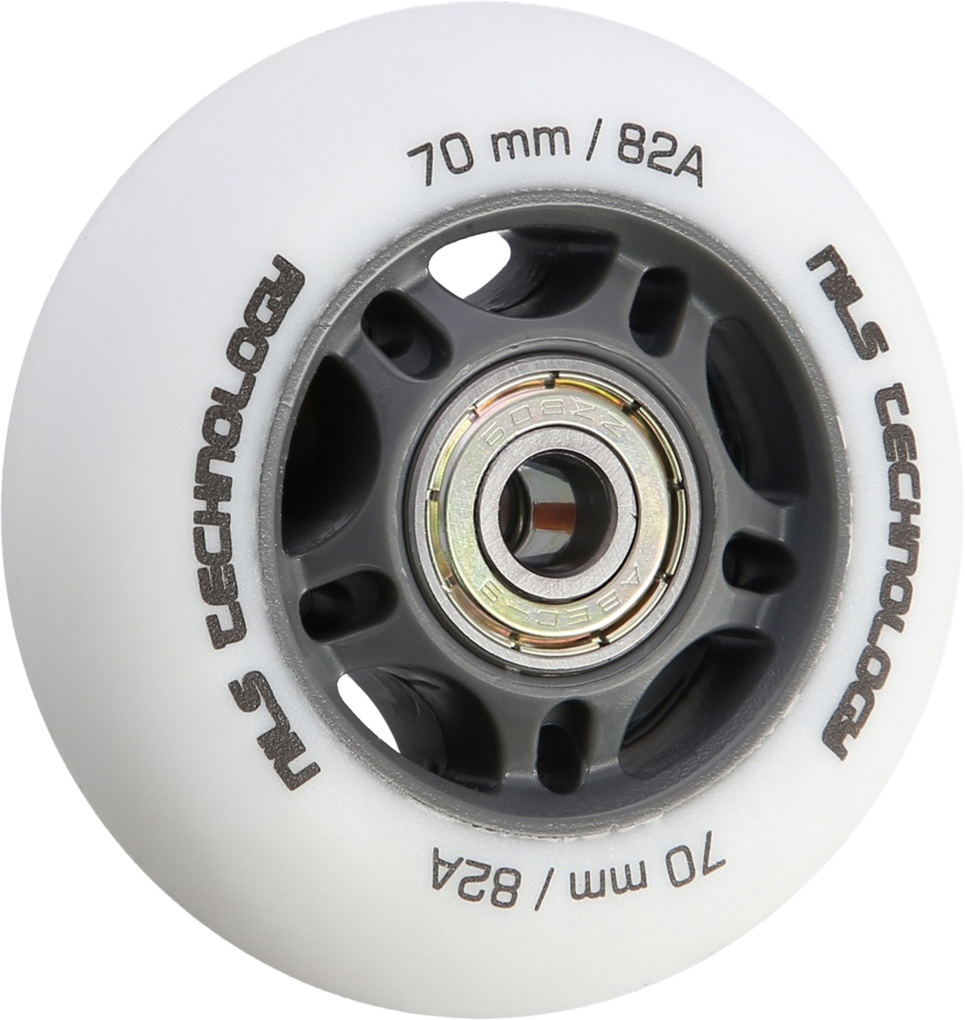 NORTHIX, Pu 70x24 82a White Wheels  Abec-9 Bearings Set