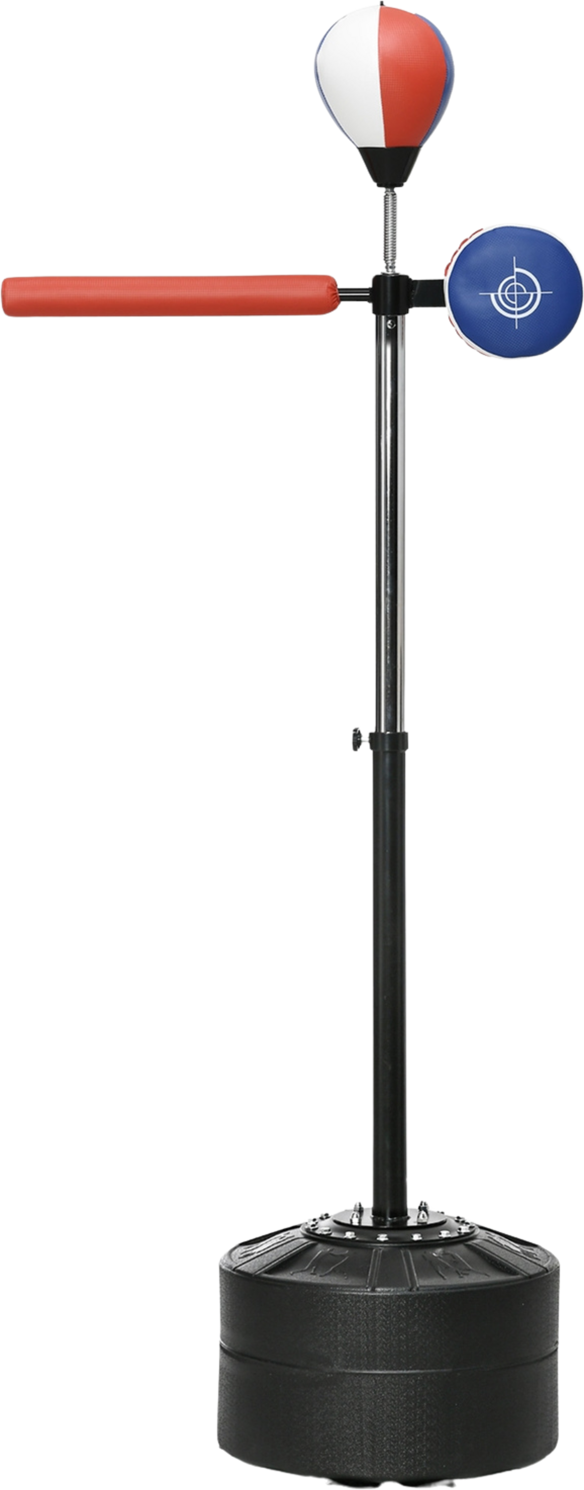 NORTHIX, Punching Bag, Boxing Stand With Punching Ball, Reflex Bar, 1.63-2.05 M Height-adjustable Standing Bo