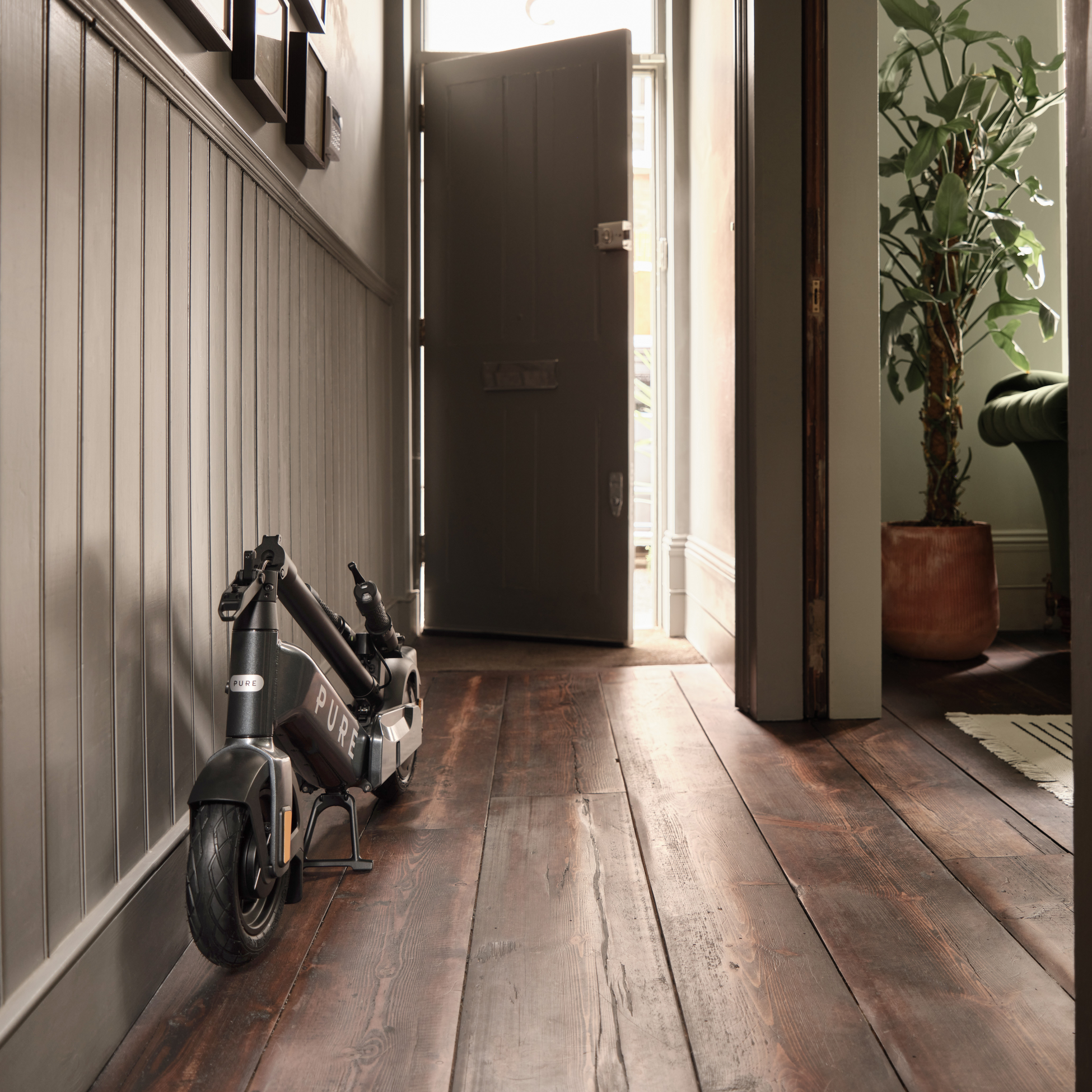 PURE, Pure Advance+ Elscooter - Mercury Grey