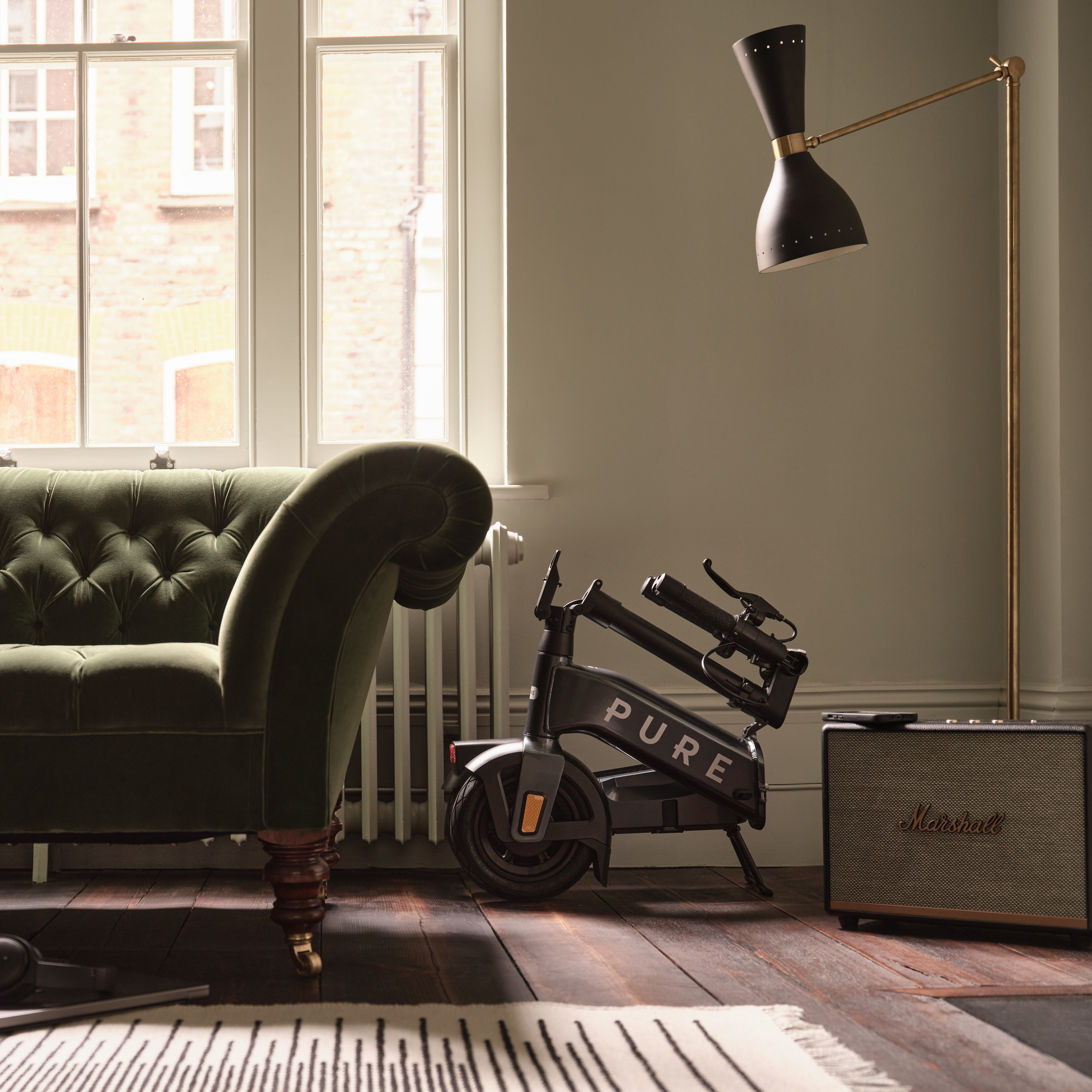 PURE, Pure Advance Flex Elscooter - Mercury Grey