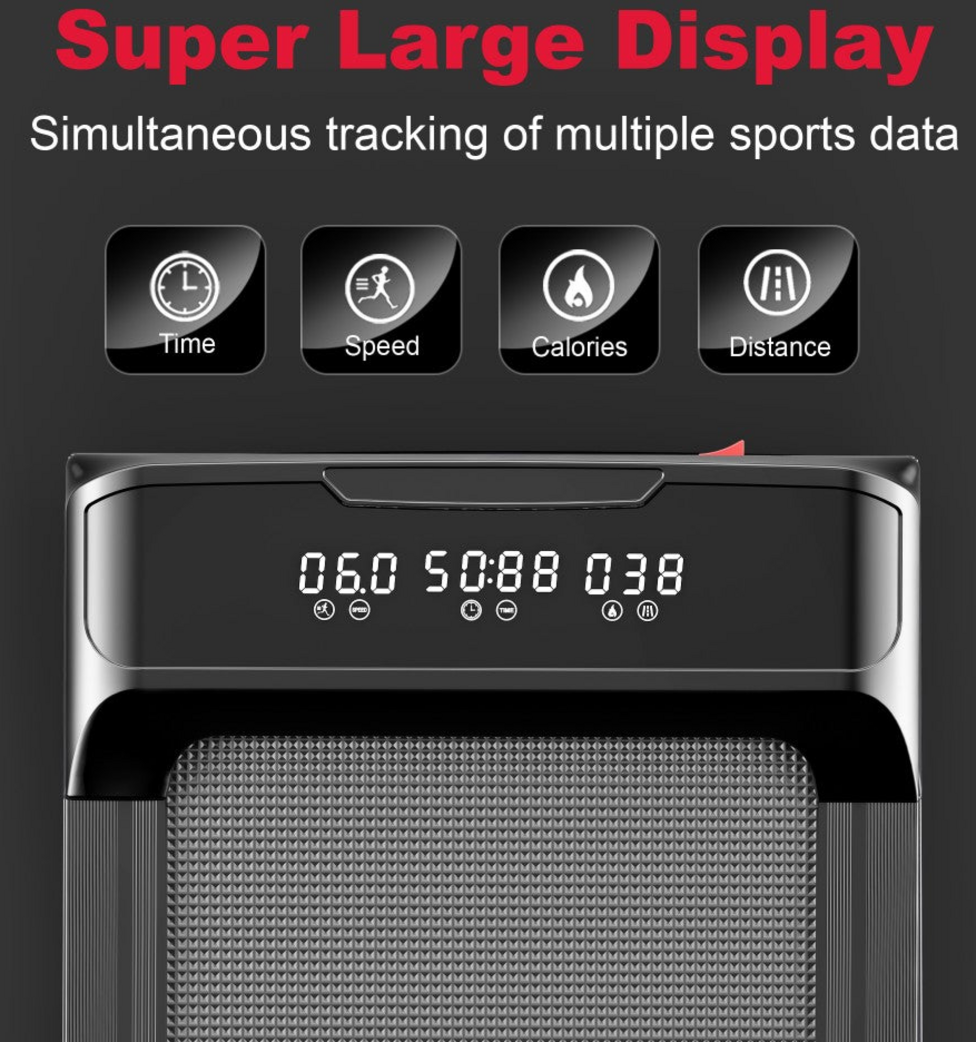 HOMEFITNESSCODE, Q2 Pro L&ouml;pband &ndash; Tyst , Kompakt F&ouml;r Hemmet, 1&ndash;10 Km/h