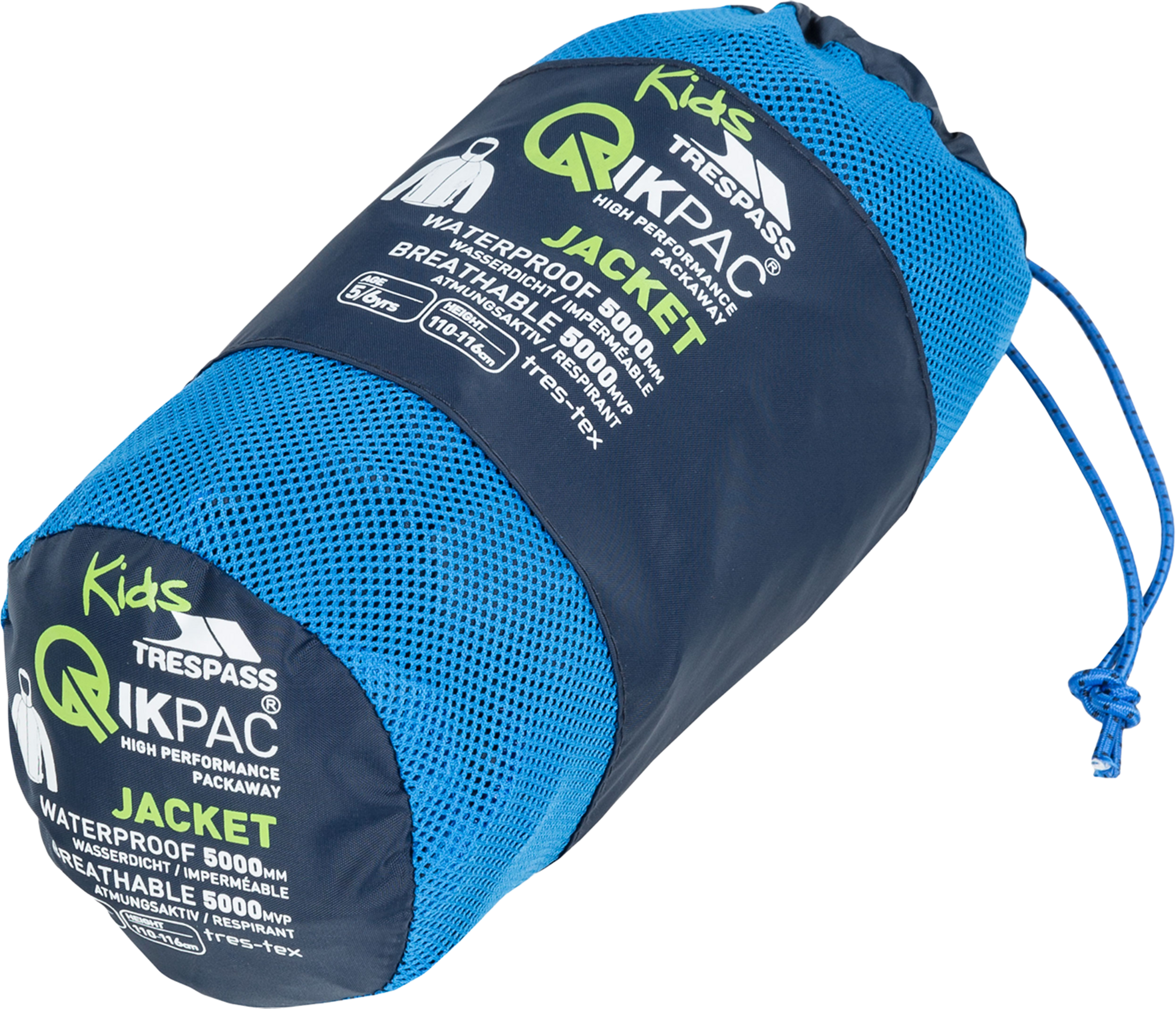 TRESPASS, Qikpac Packaway - Lasten Unisex Takki