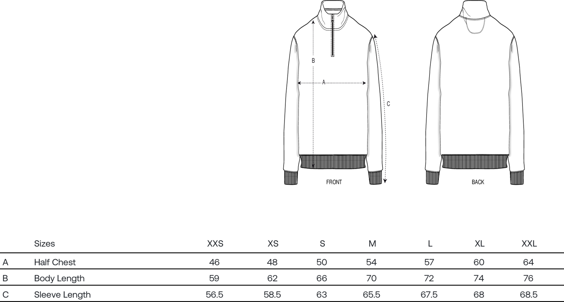 HANG TEN, Quarter Zip Sweatshirt - French Navy W