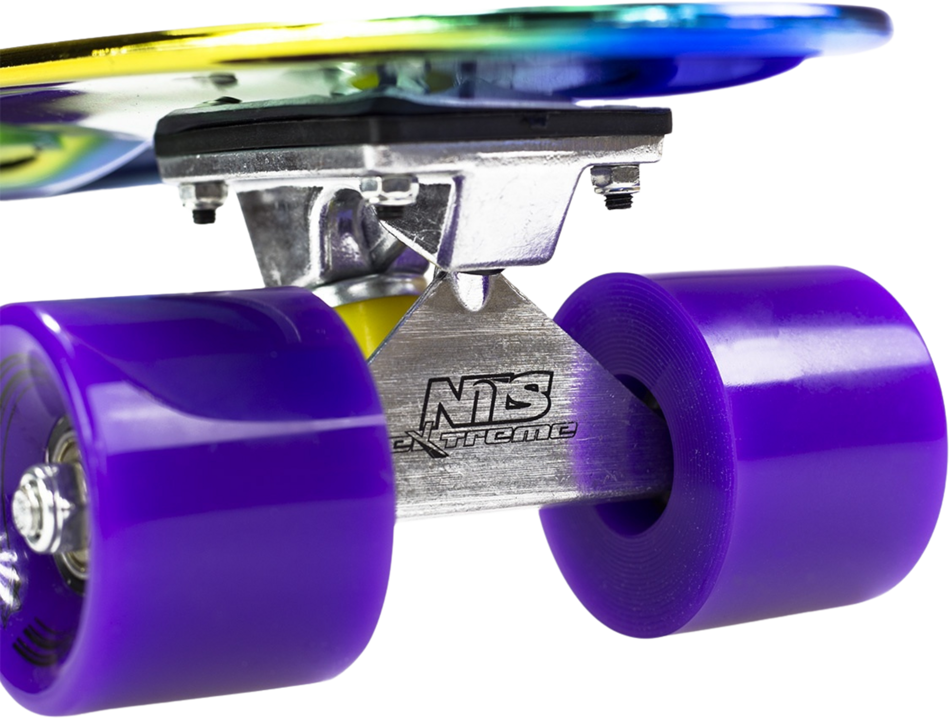 NORTHIX, Rainbow Electrostyle Pennyboard &ndash; Durable Skateboard