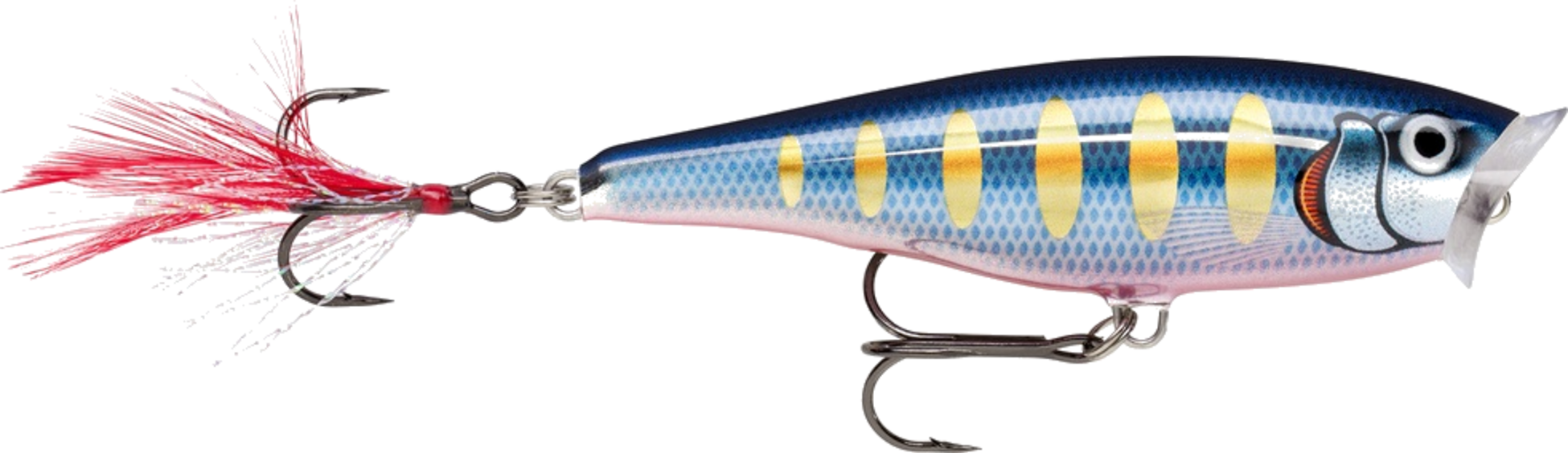 RAPALA, Rapala Skitter Pop 5cm - Striped Hot Blue