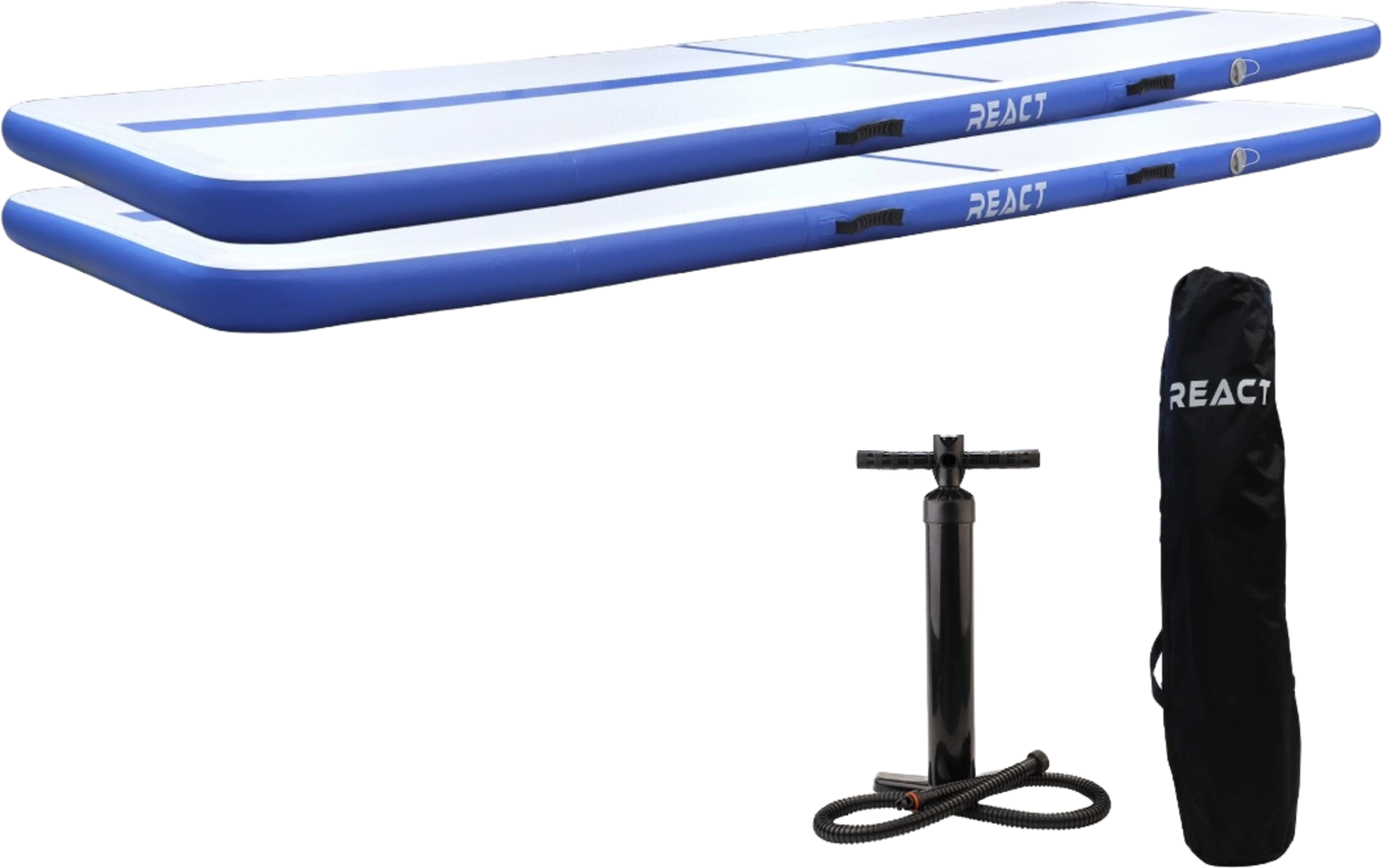 REACT, React 2 X Airtrack With A Hand Pump