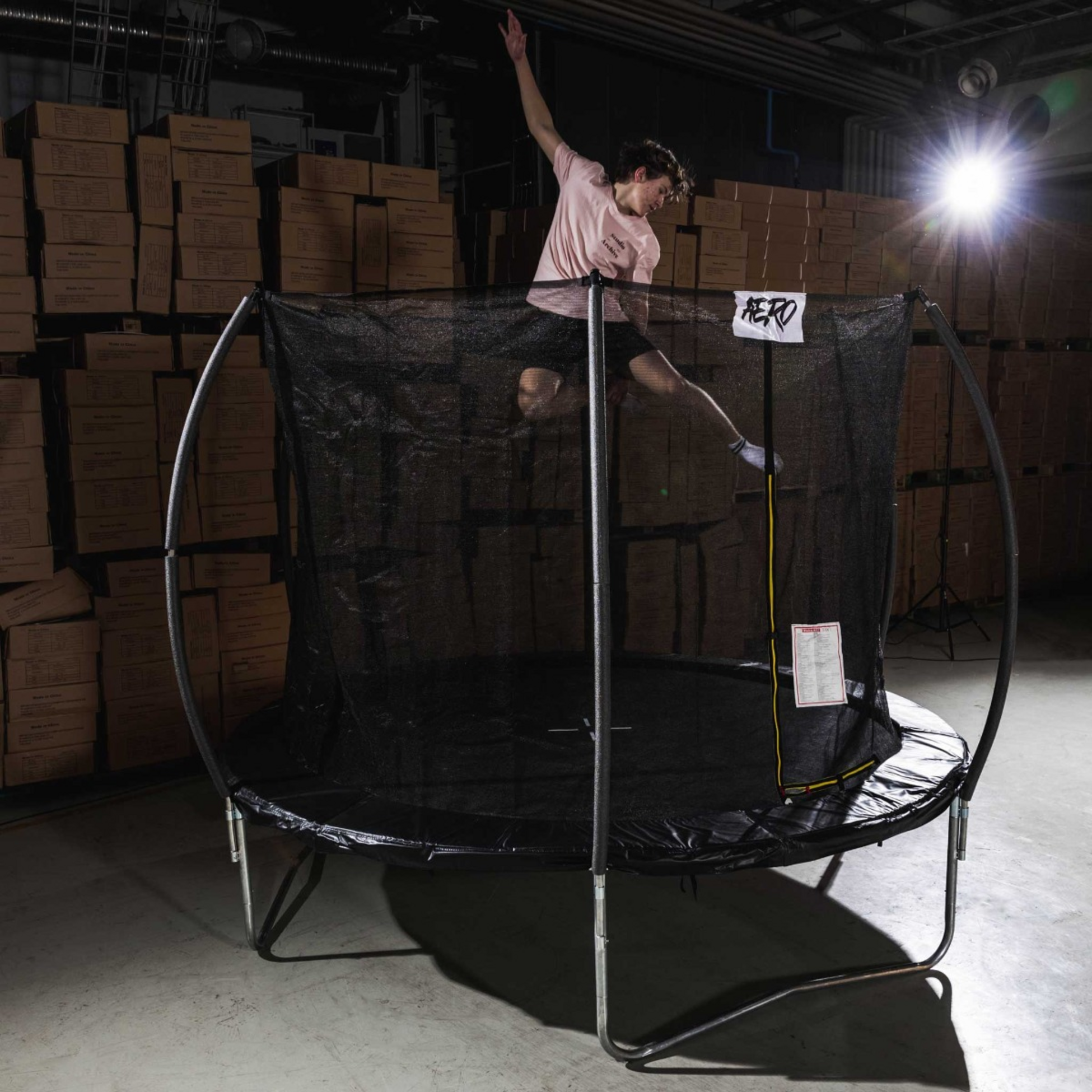 REACT, React Aero Trampoline 3,66m With A Safety Net