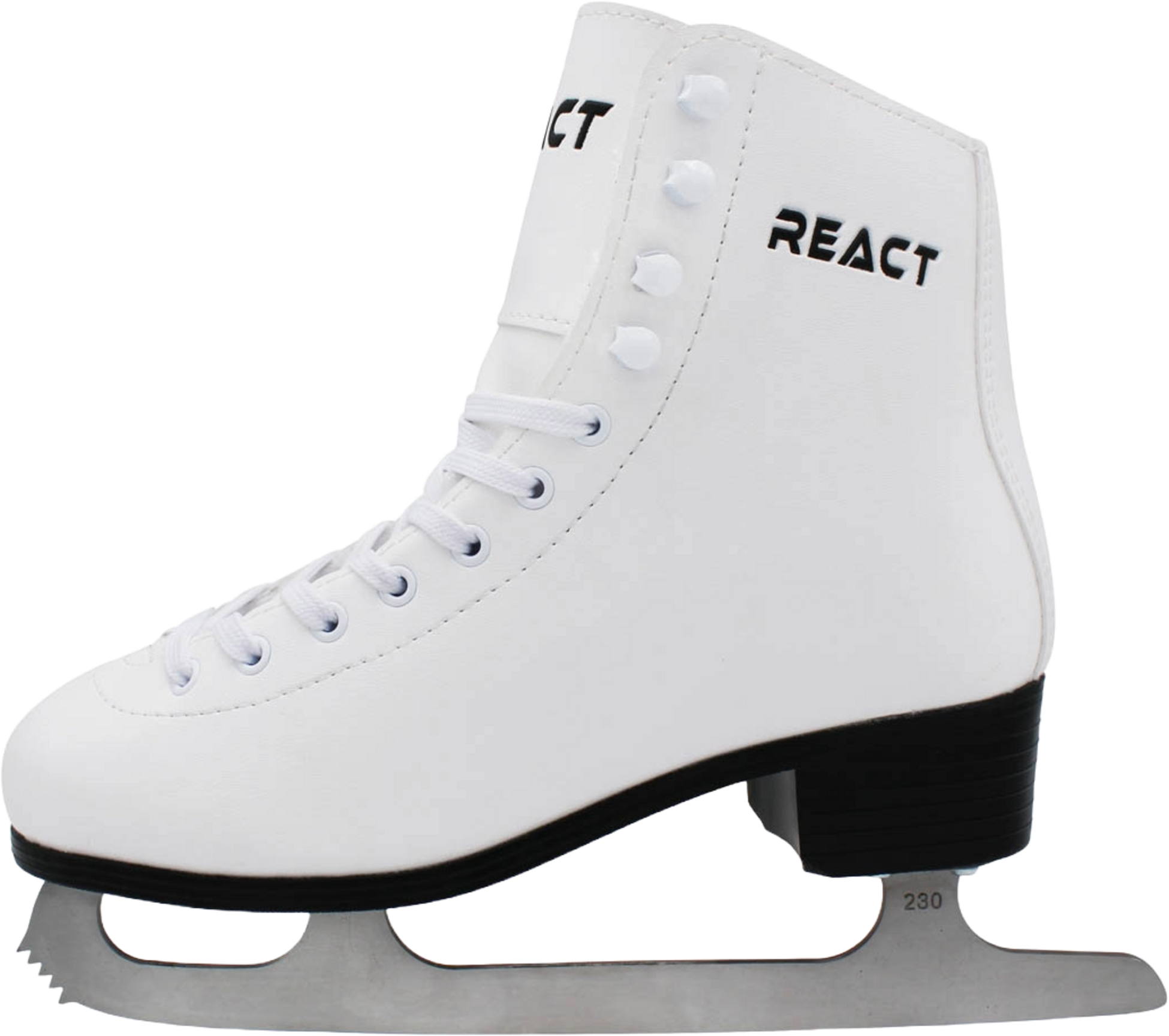 REACT, React Figure Skates, White - Eu42 - Uk 8