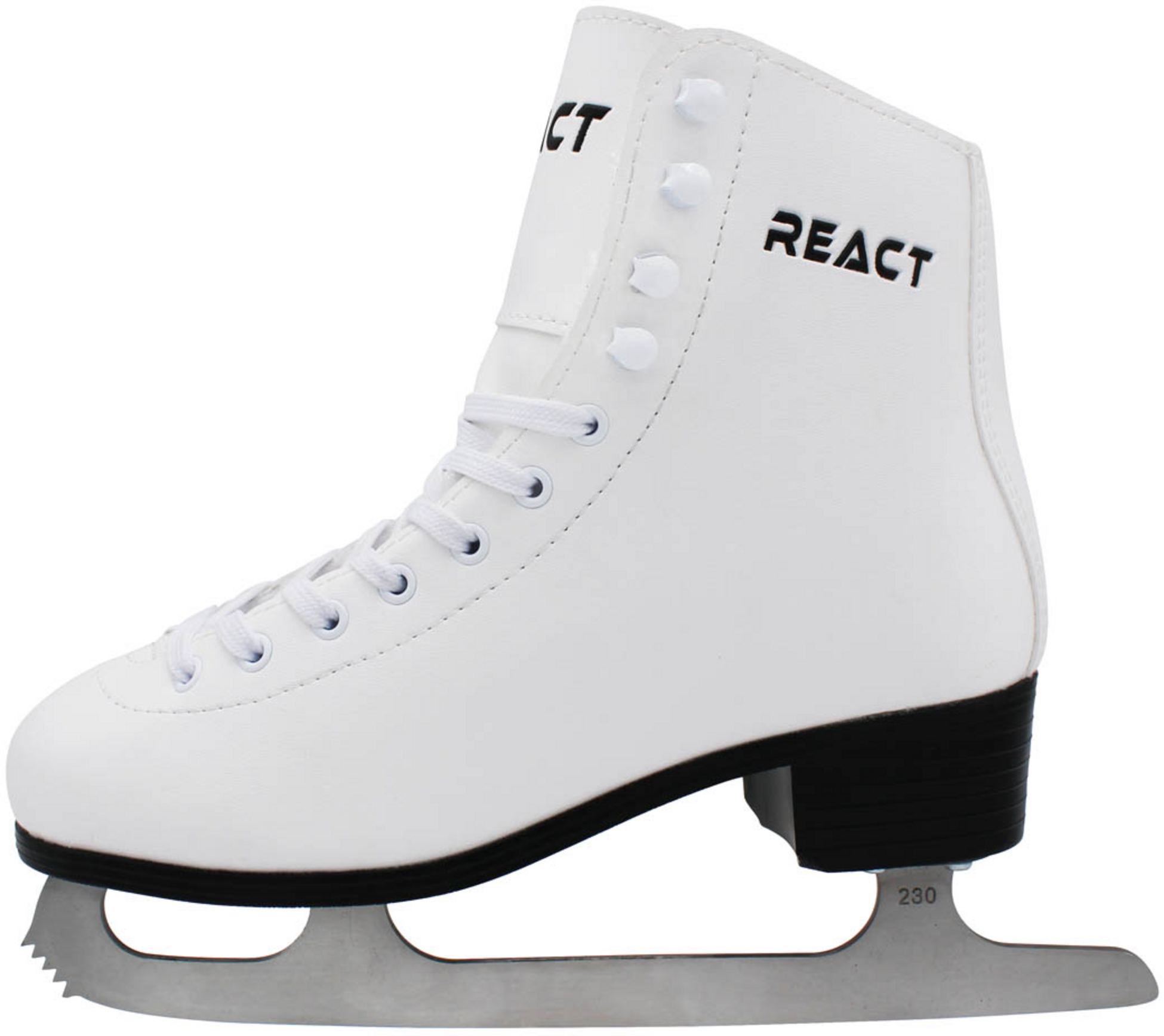 REACT, React Figure Skates, White - Eu42 - Uk 8