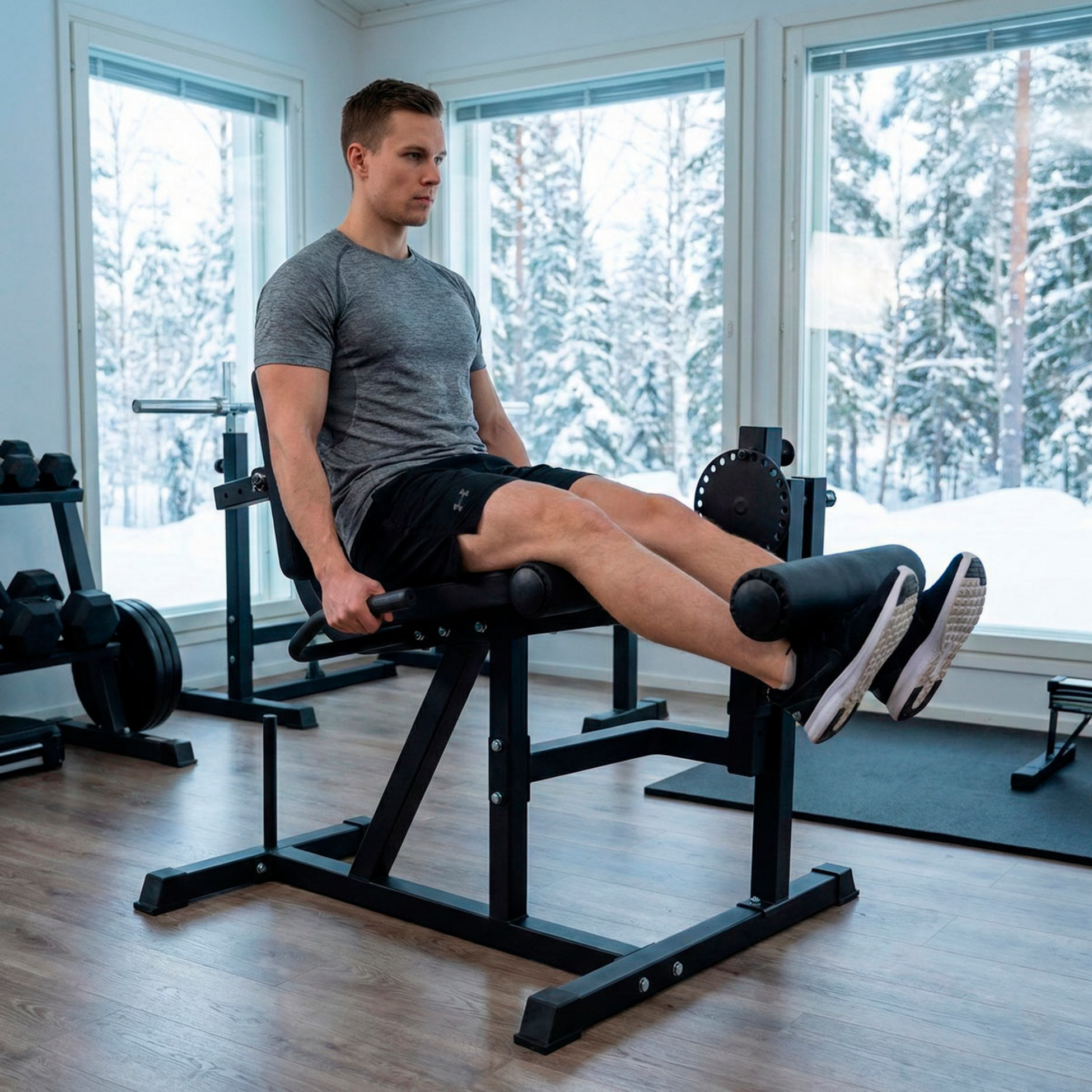 REACT, React Leg Extension/curl Machine 100