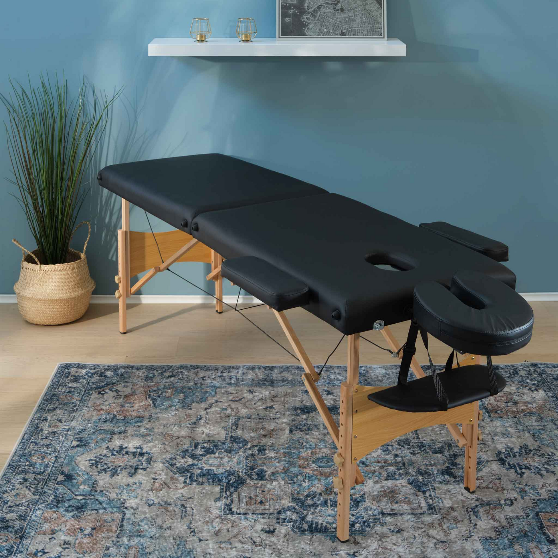 REACT, React Massage Table P200, Black