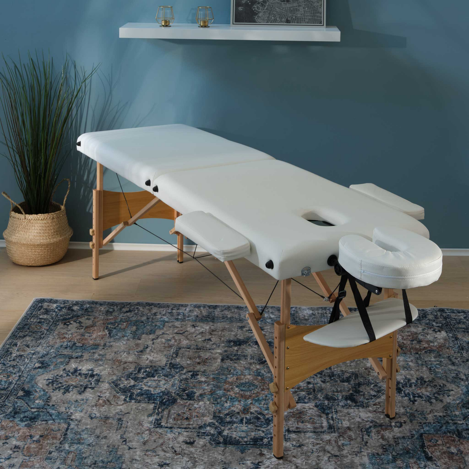 REACT, React Massage Table P200, White