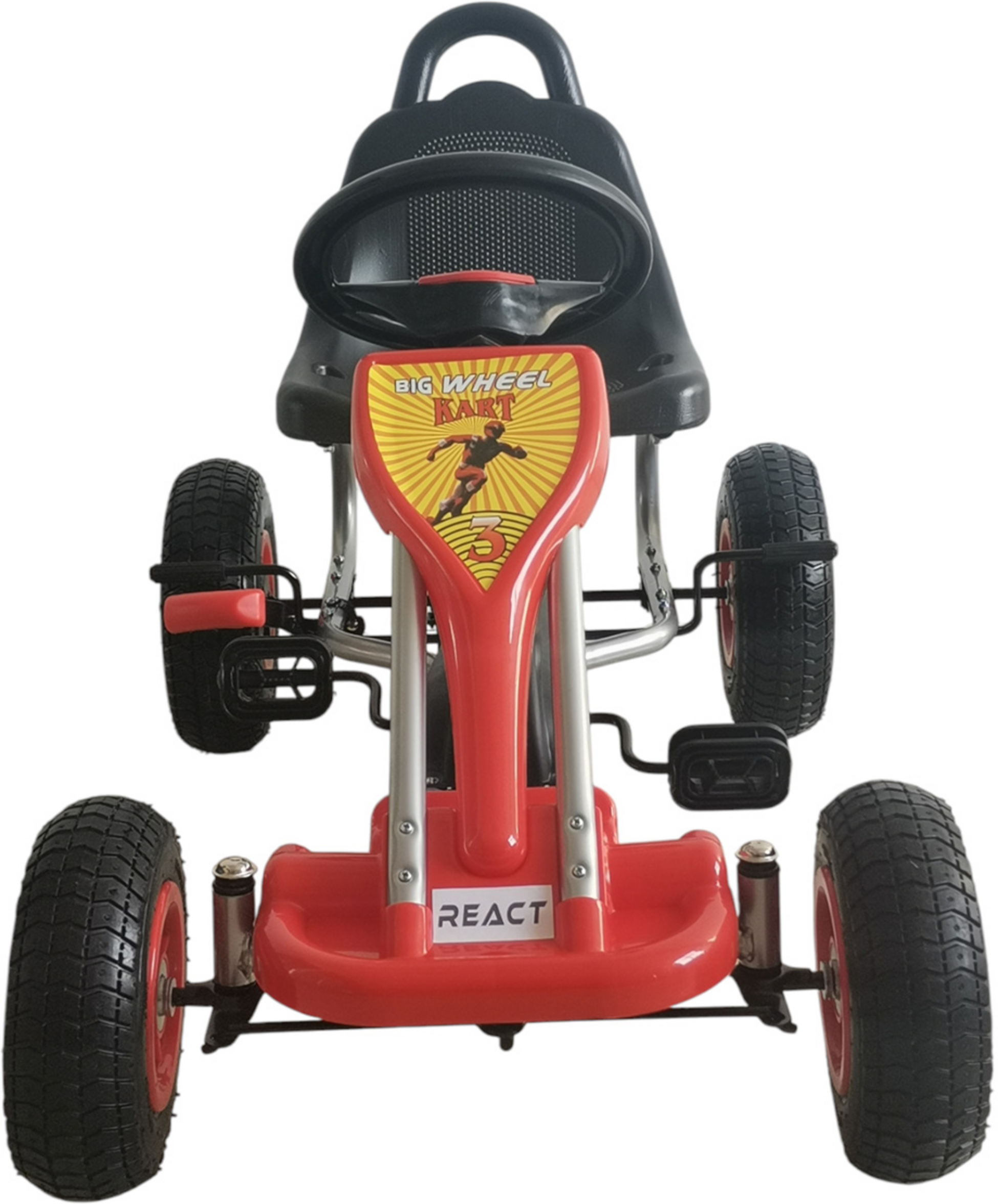 REACT, React Pedal Go Kart Formula Red