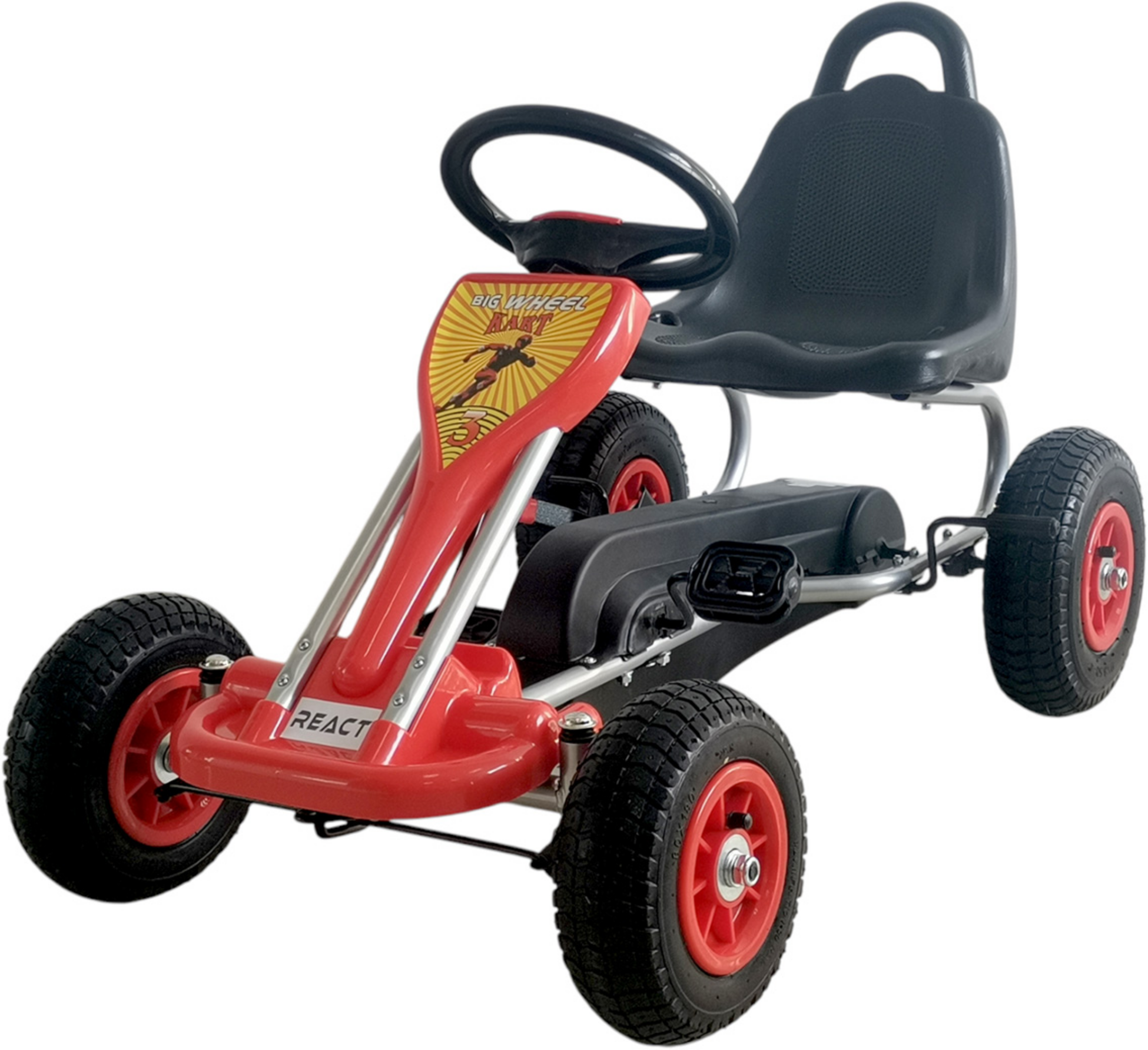 REACT, React Pedal Go Kart Formula Red