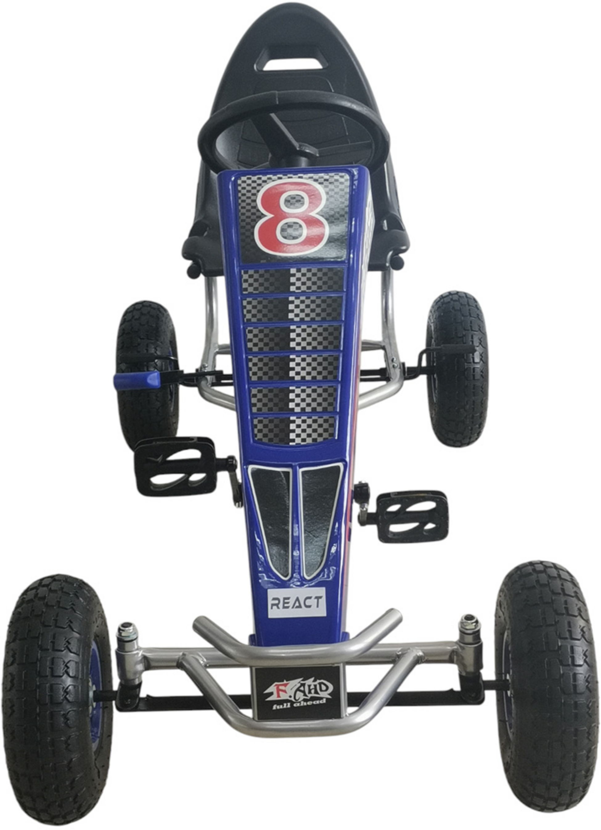 REACT, React Pedal Go Kart Racer Blue