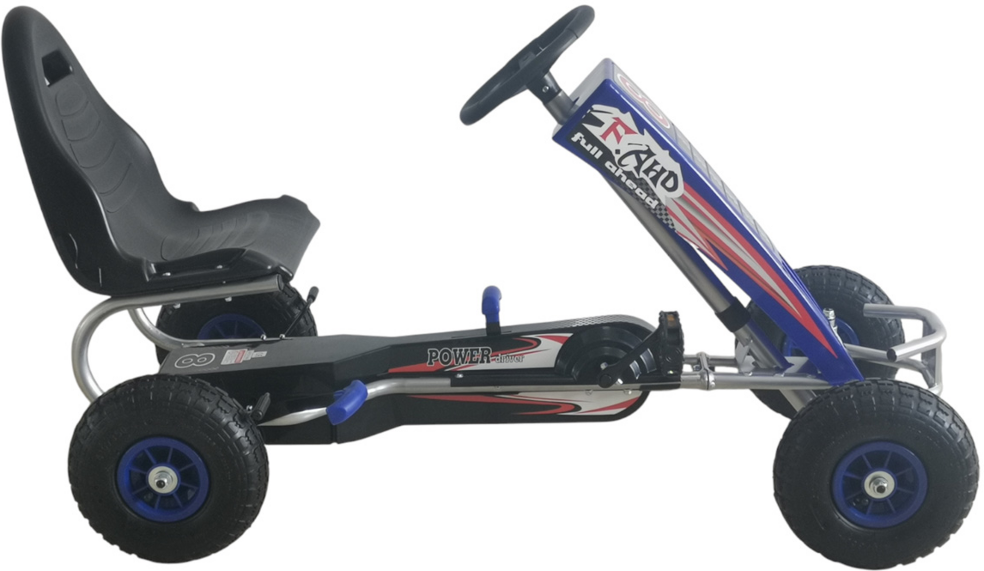 REACT, React Pedal Go Kart Racer Blue