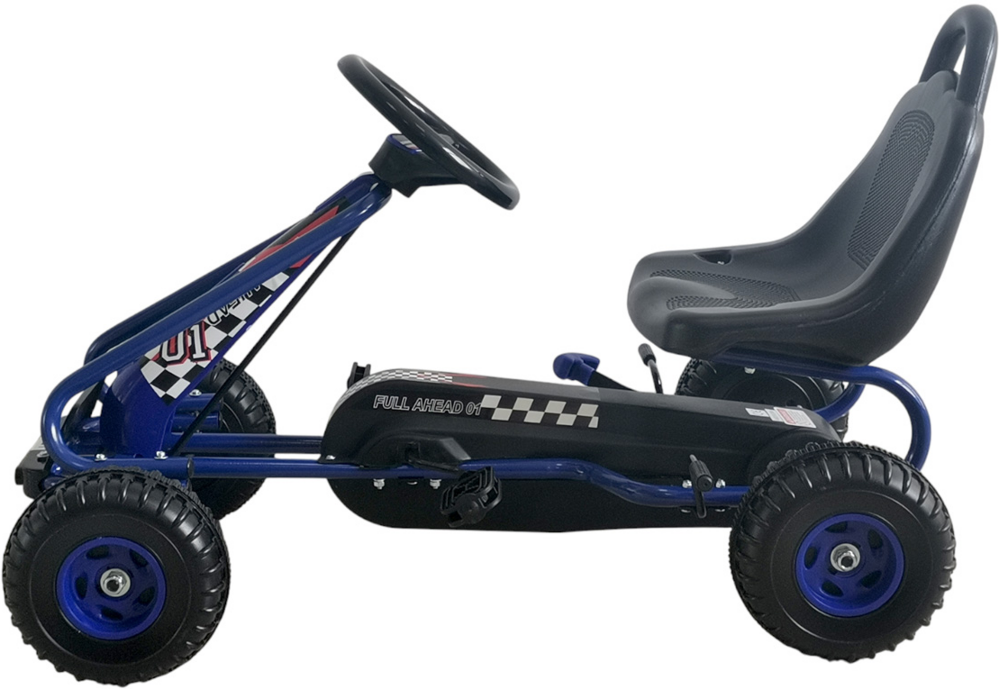REACT, React Pedal Go Kart Rally Blue