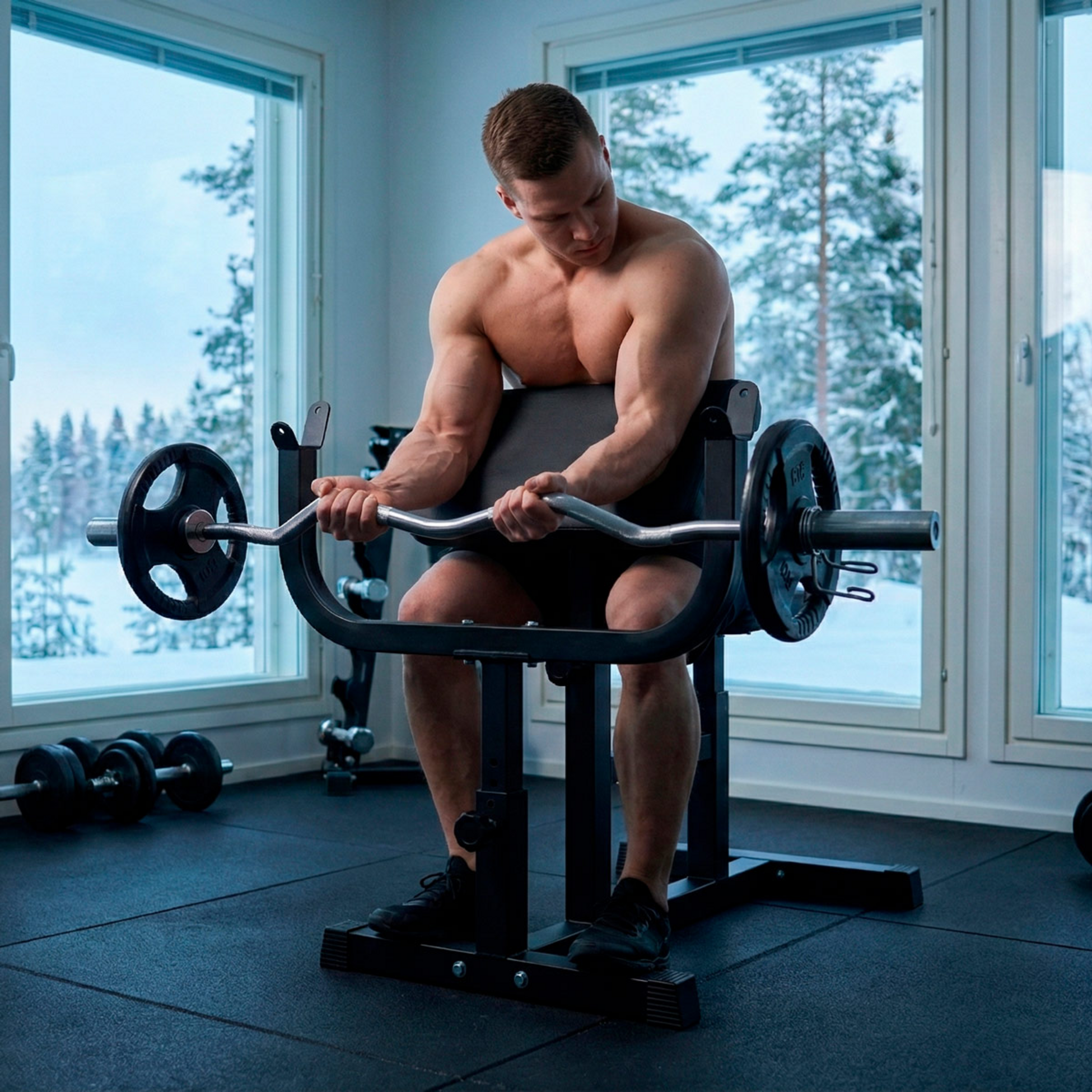 REACT, React Preacher Curl Bench 100