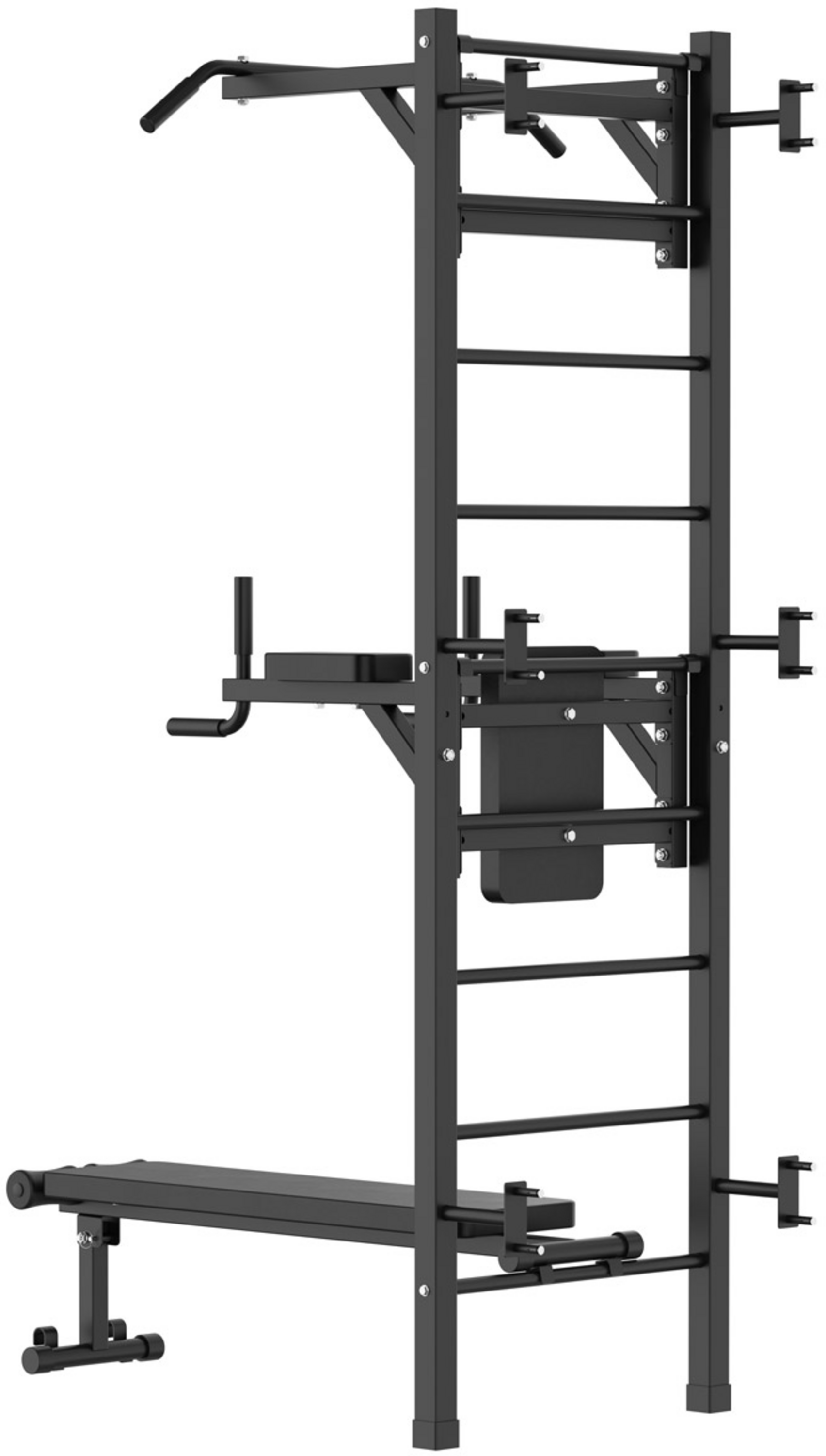 REACT, React Wall Bar/fitness Tower Metallic Black