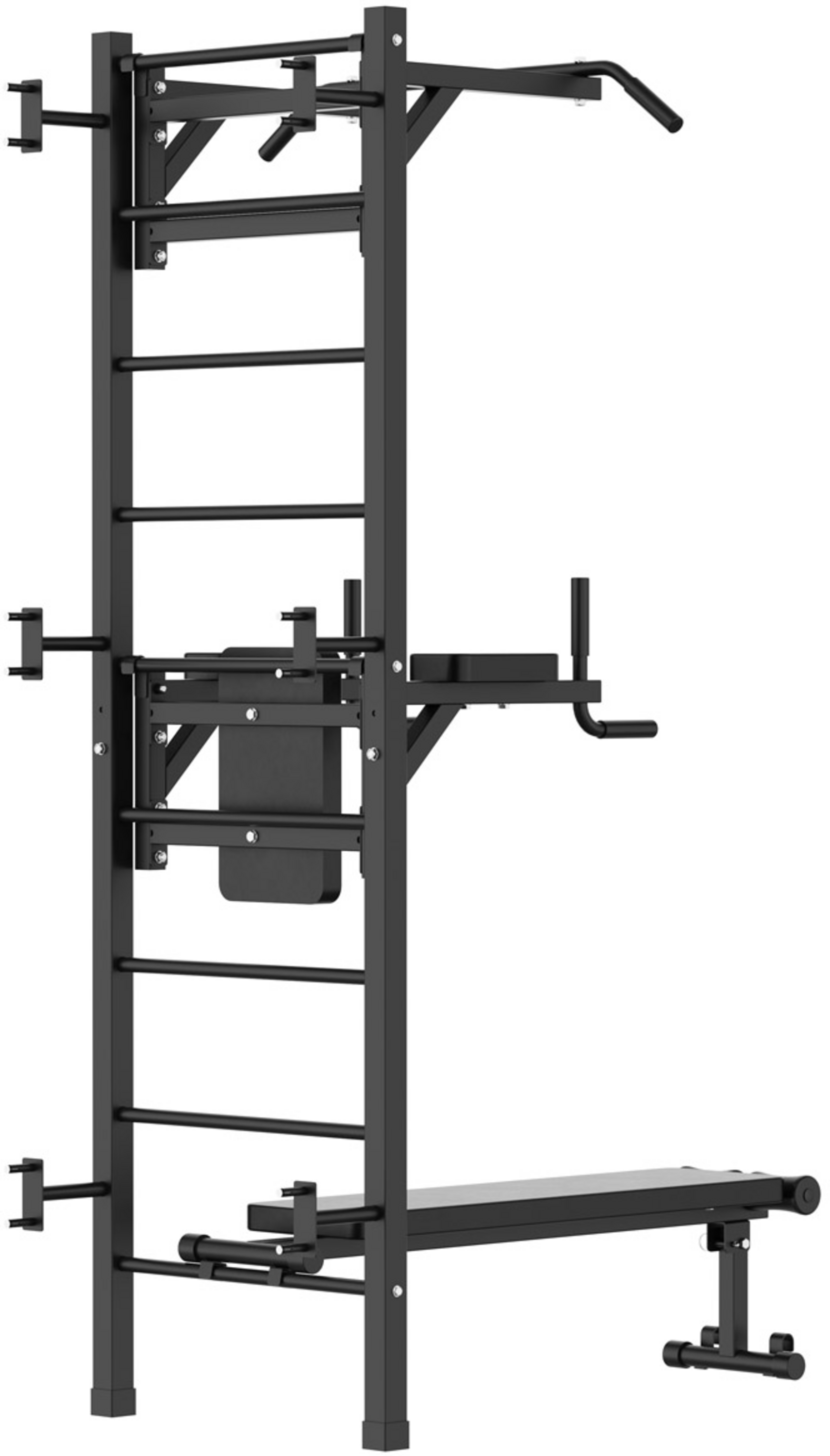 REACT, React Wall Bar/fitness Tower Metallic Black