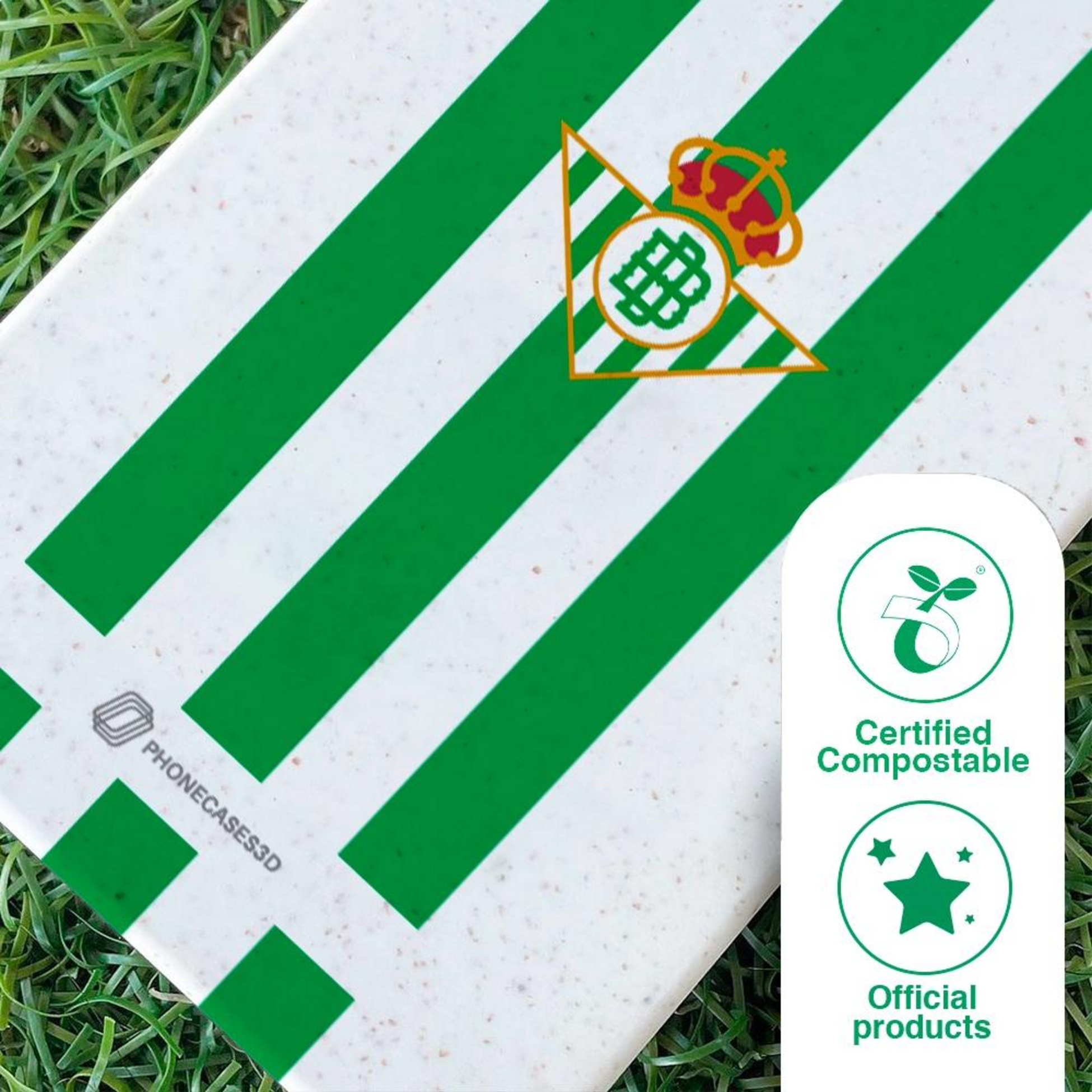 PHONECASES3D, Real Betis Fc Official Compostable Phone Case Design 96