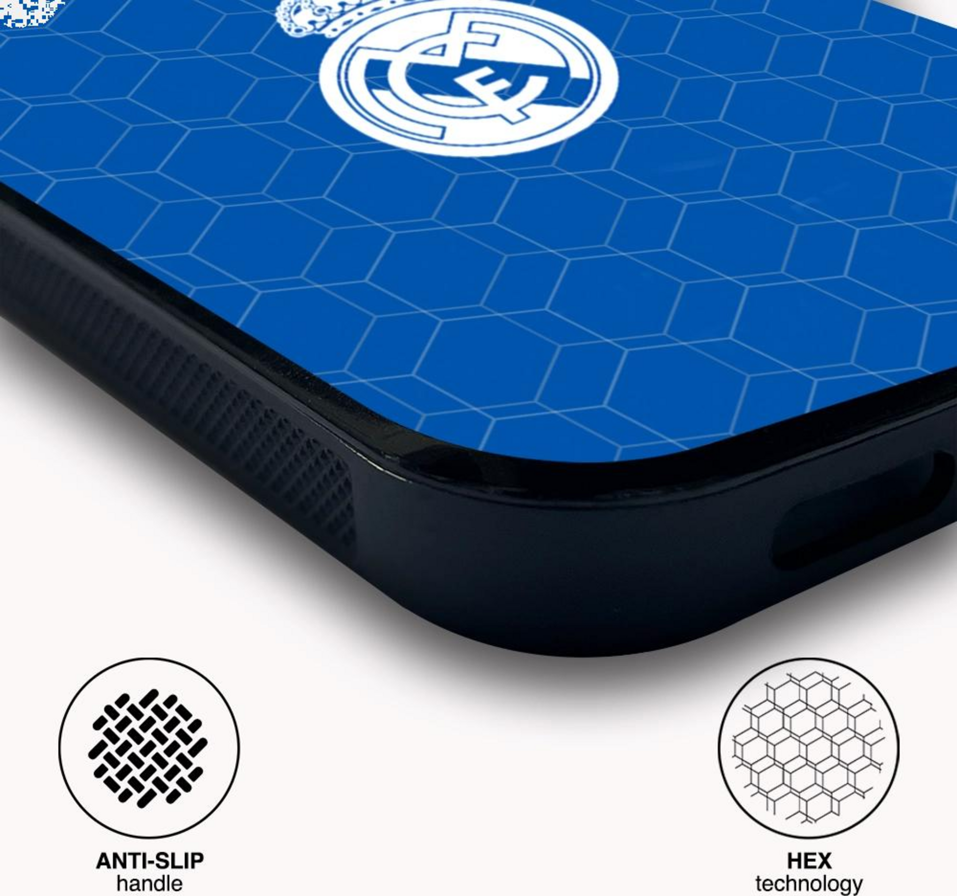 PHONECASES3D, Real Madrid Official 3d Phone Case Design Blue Background