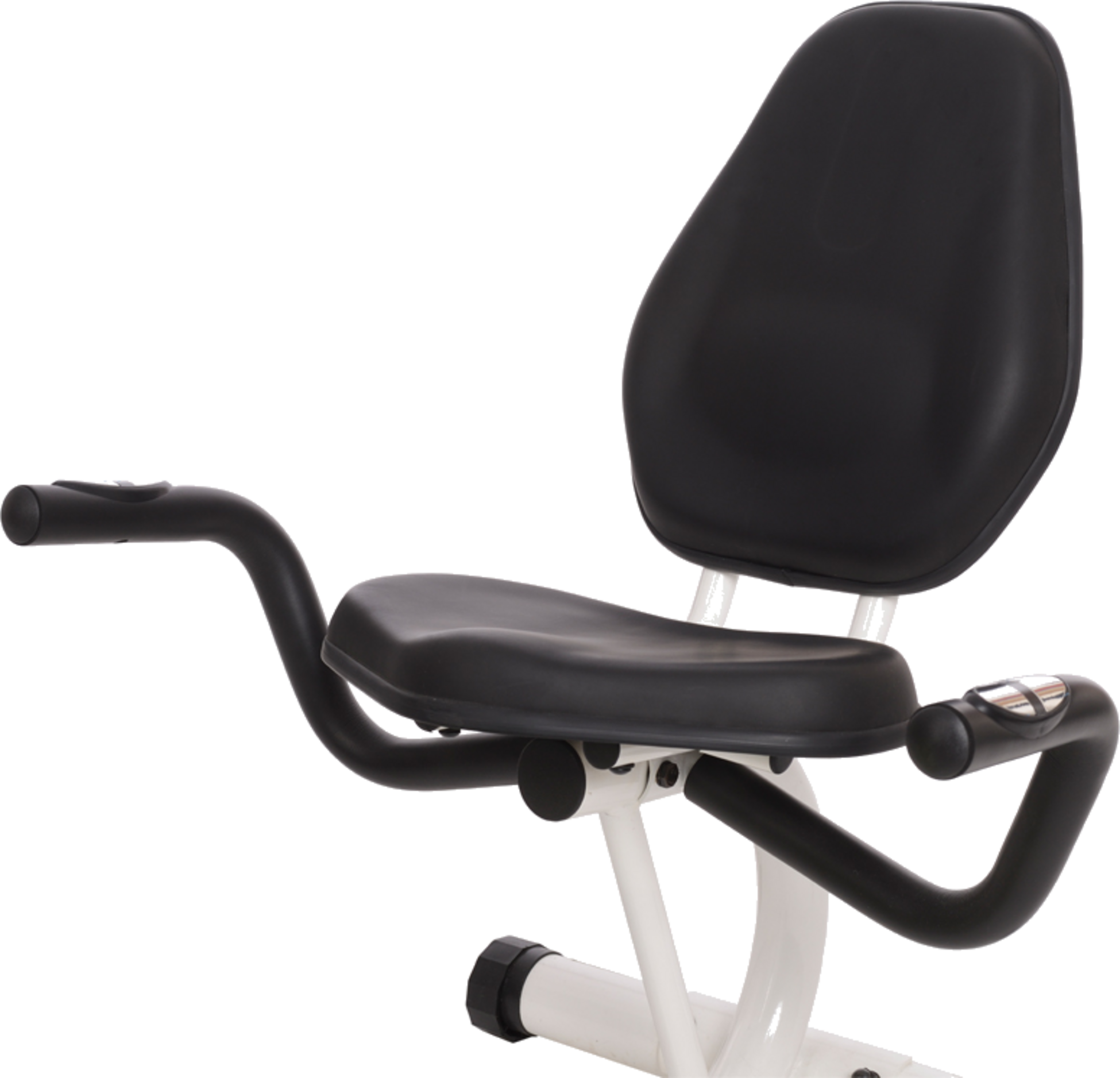 NORTHIX, Recumbent Magnetic Exercise Bike, White/green