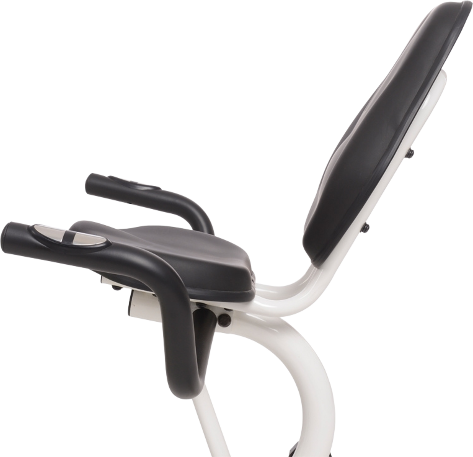 NORTHIX, Recumbent Magnetic Exercise Bike, White/green