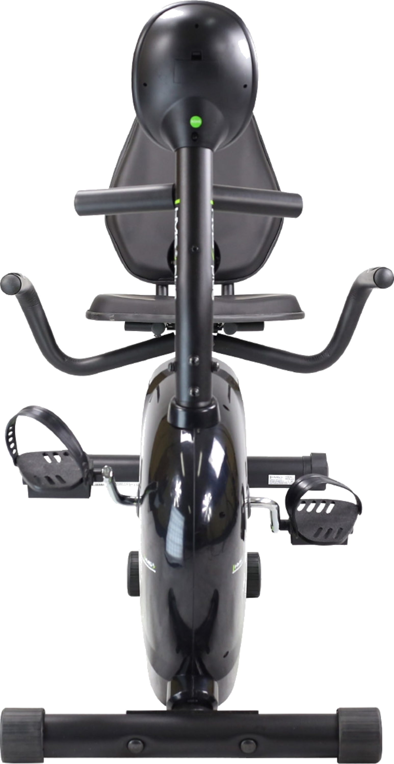 NORTHIX, Recumbent Magnetic Stationary Bike, Black/green