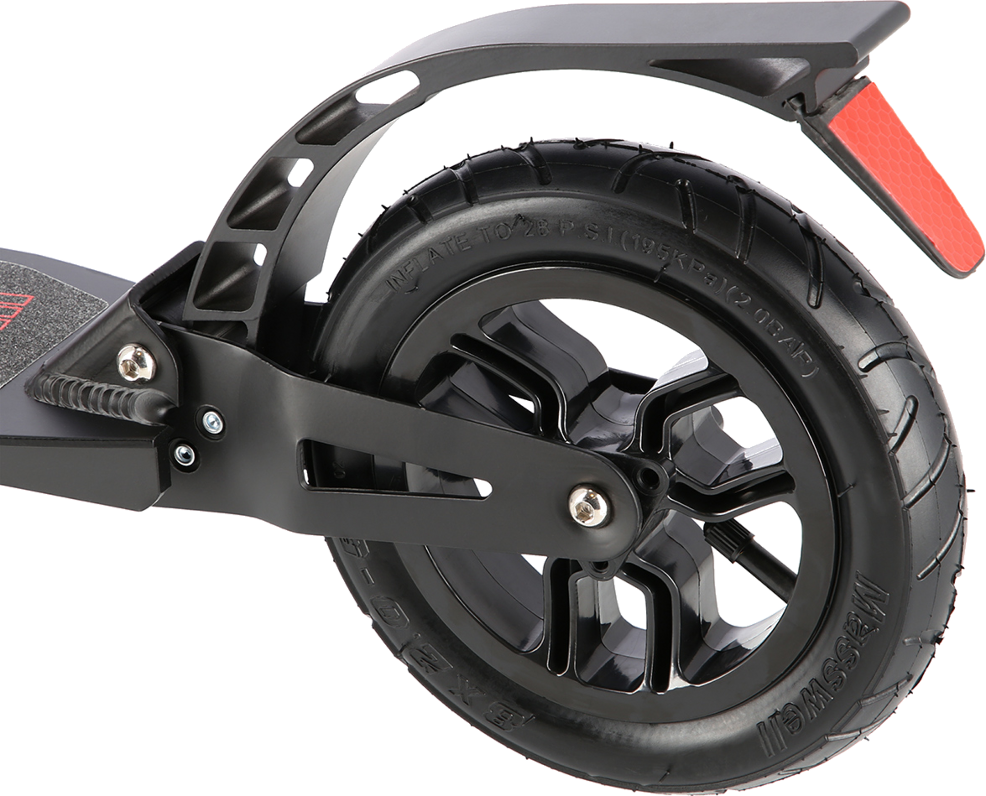 NORTHIX, Red Kick Scooter, Adjustable Height, Foldable Design