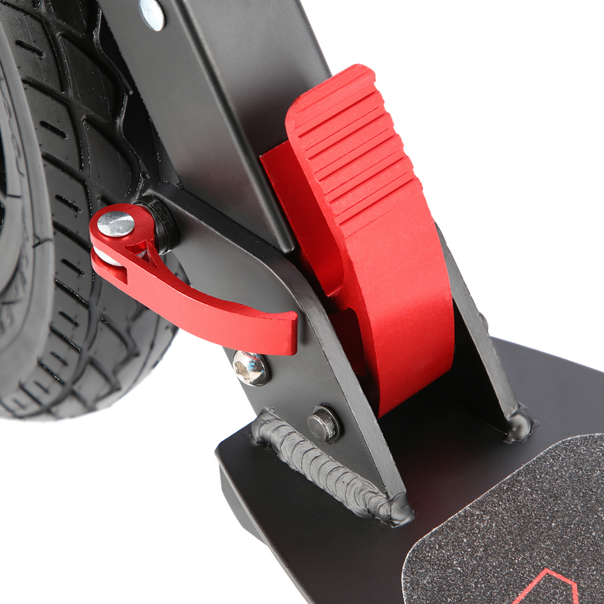 NORTHIX, Red Kick Scooter, Adjustable Height, Foldable Design