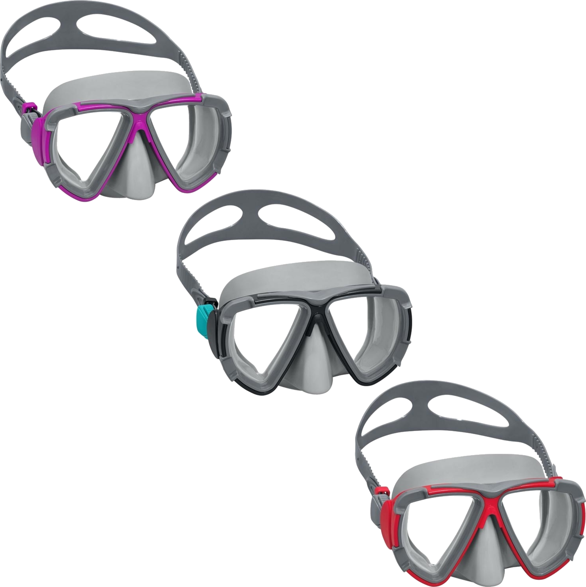 B2X, Red Swimming Mask Bestway 22052