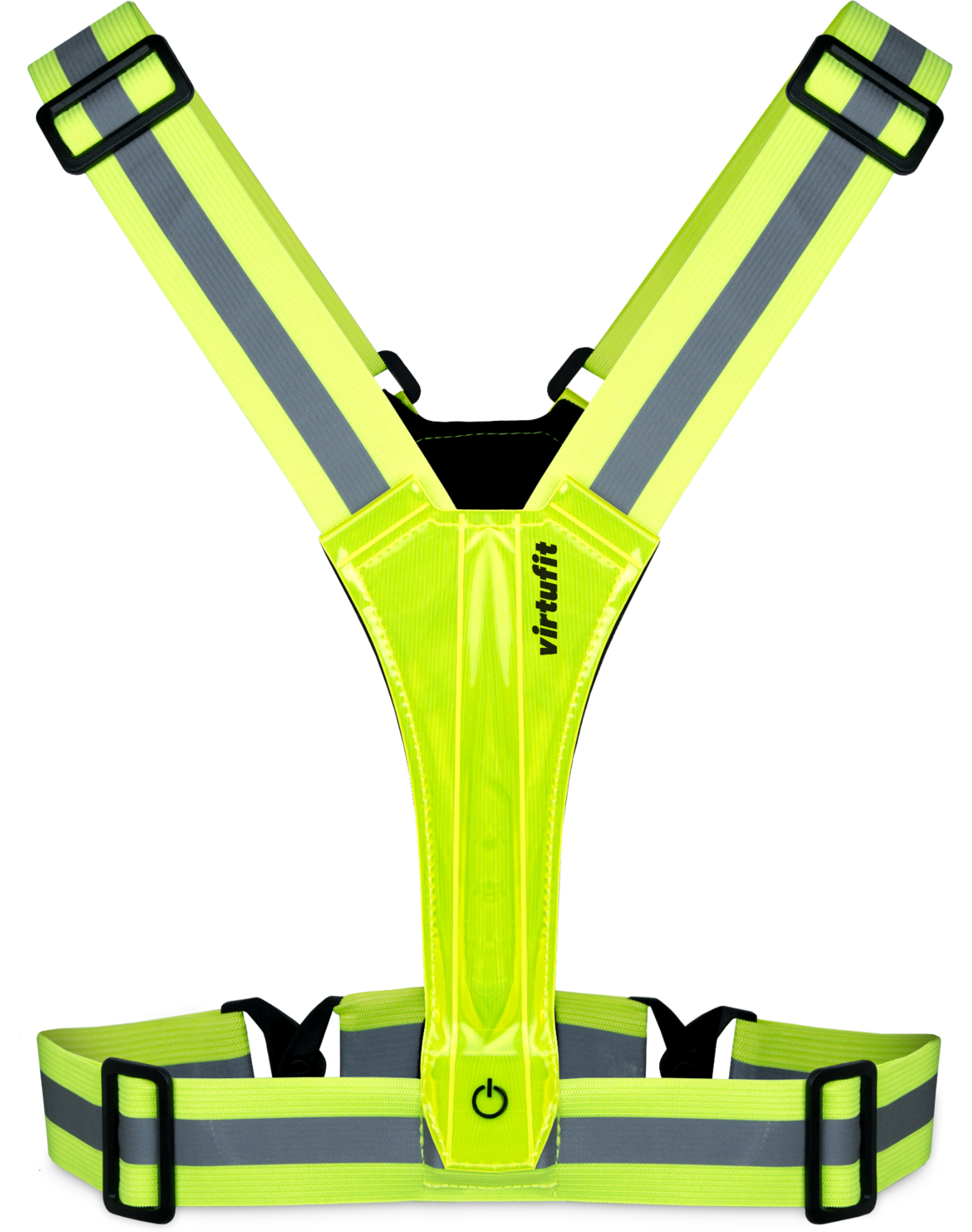 VIRTUFIT, Reflective Safety Vest With Led &ndash; Running Lights