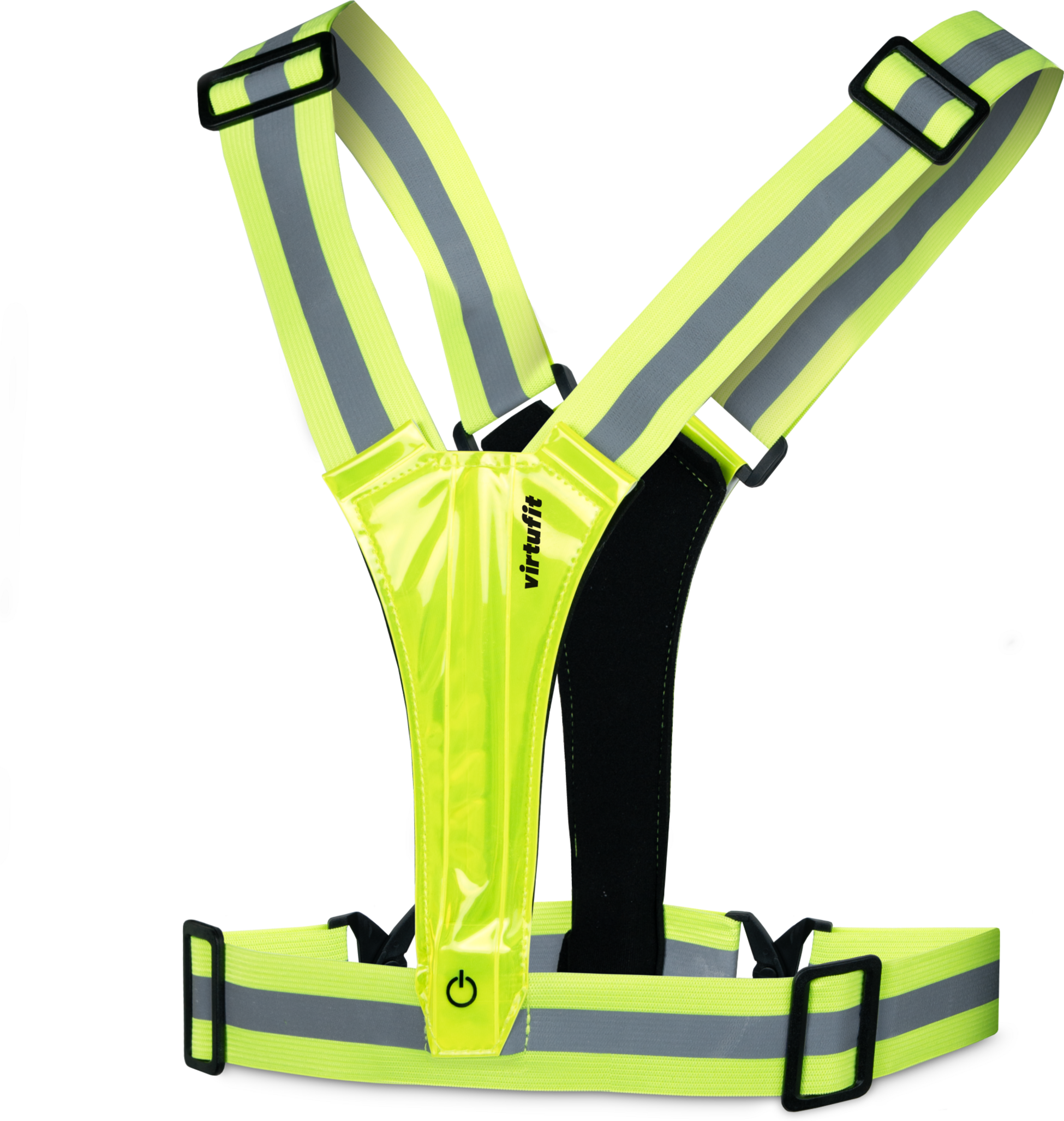 VIRTUFIT, Reflective Safety Vest With Led &ndash; Running Lights