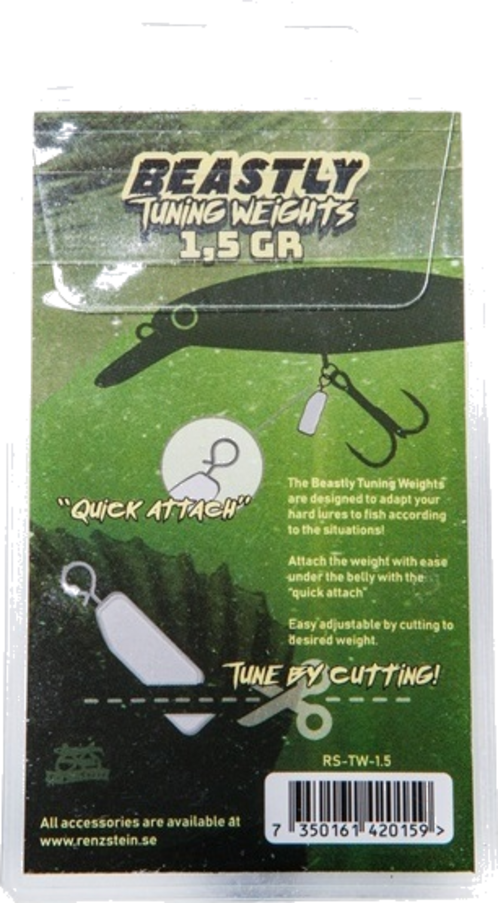 RENZ-STEIN, Renz-stein Beastly Tuning Weight 1,5g 5-pack